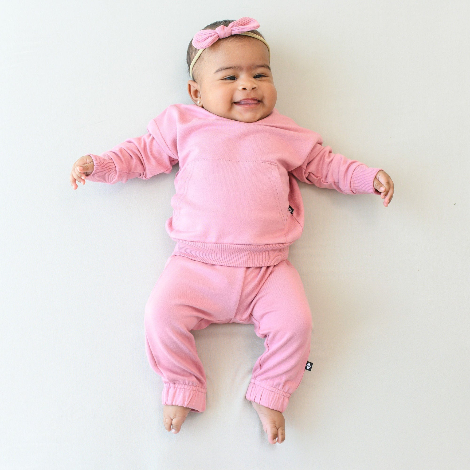 Kyte Baby French Terry Jogger Set French Terry Jogger Set in Apple Blossom