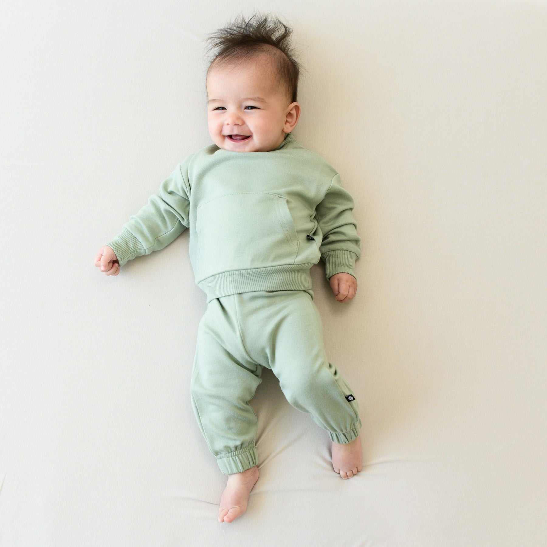 Kyte Baby French Terry Jogger Set French Terry Jogger Set in Thyme