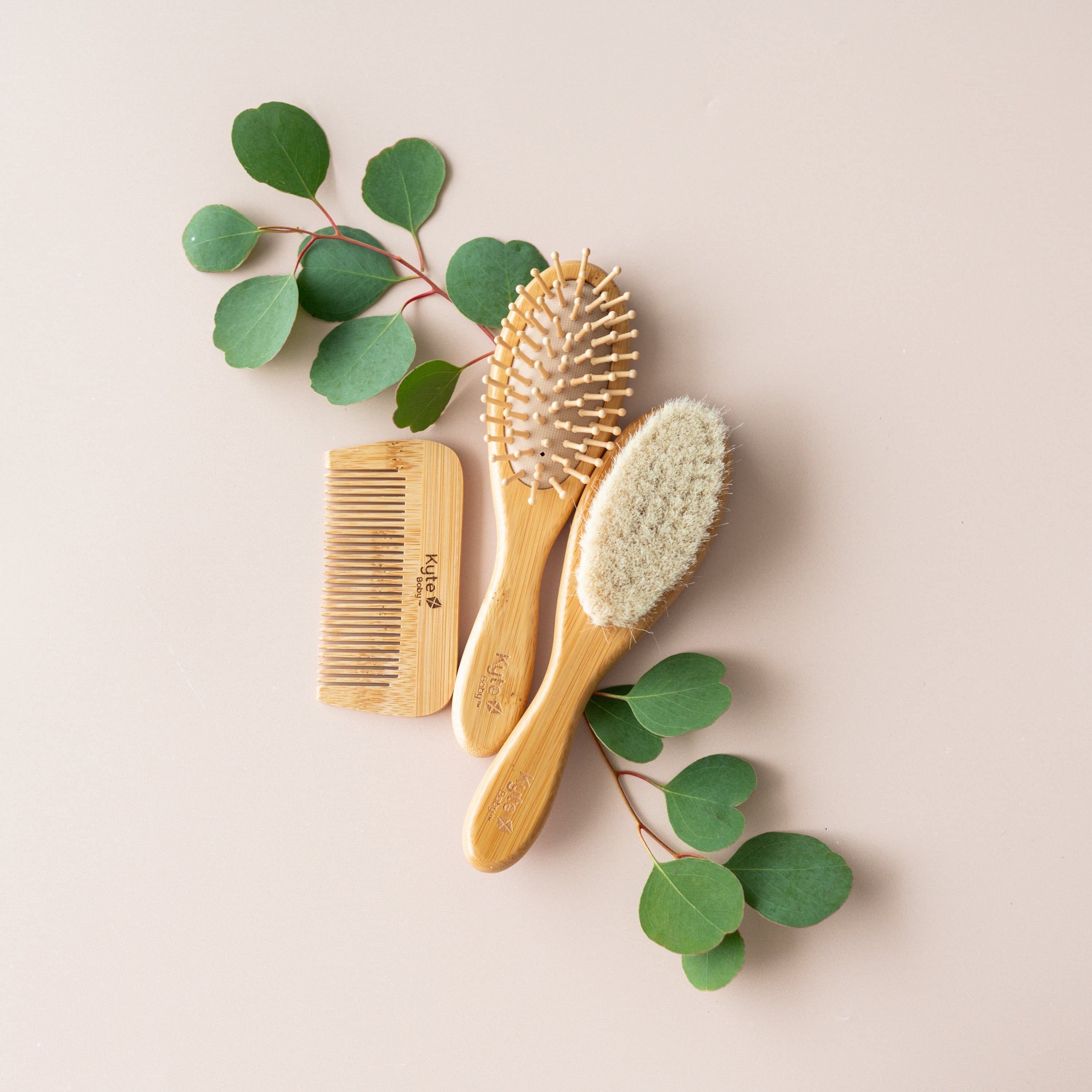 Kyte Baby Home and Bath 3-Piece Comb and Brush Set