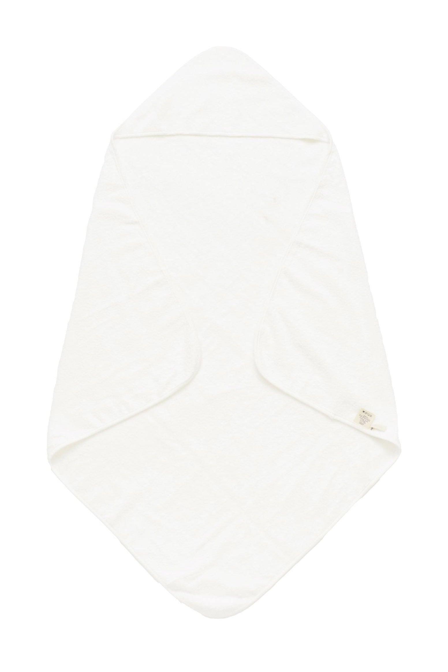 Kyte Baby Hooded Bath Towel in Cloud white