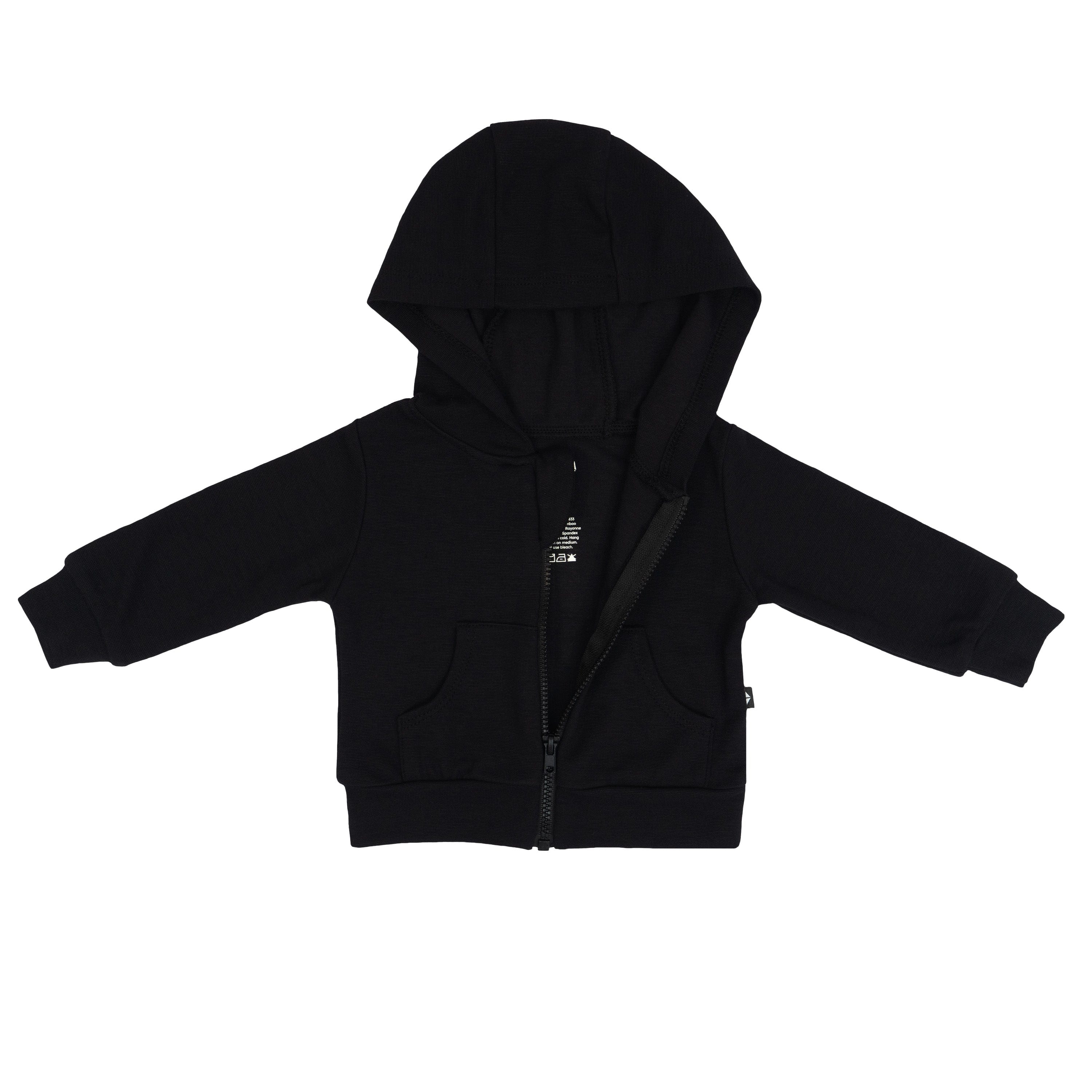 Kyte Baby Hooded Jacket Bamboo Jersey Hooded Jacket in Midnight