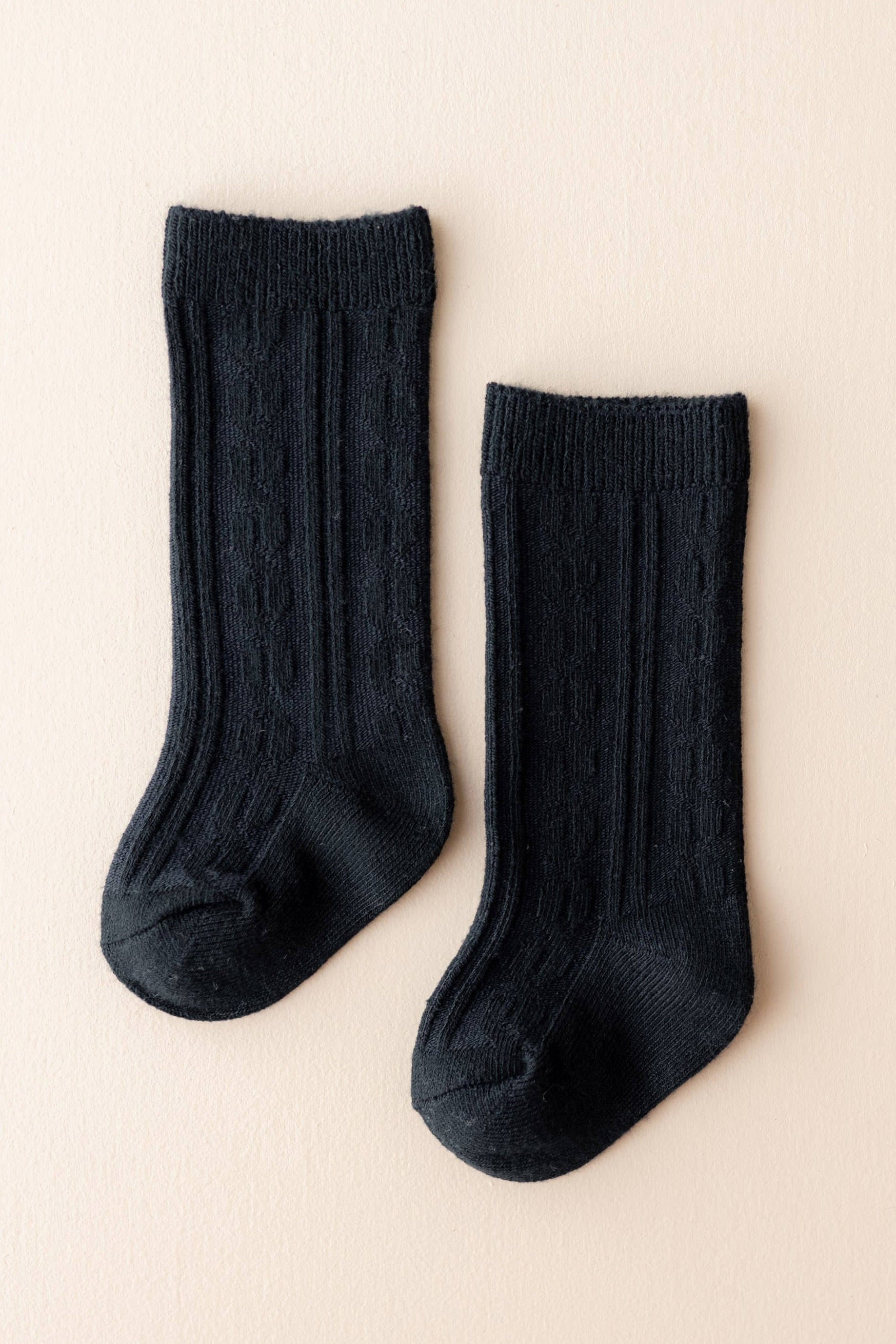 Kyte Baby Knee High Socks with ribbed cuff in Midnight