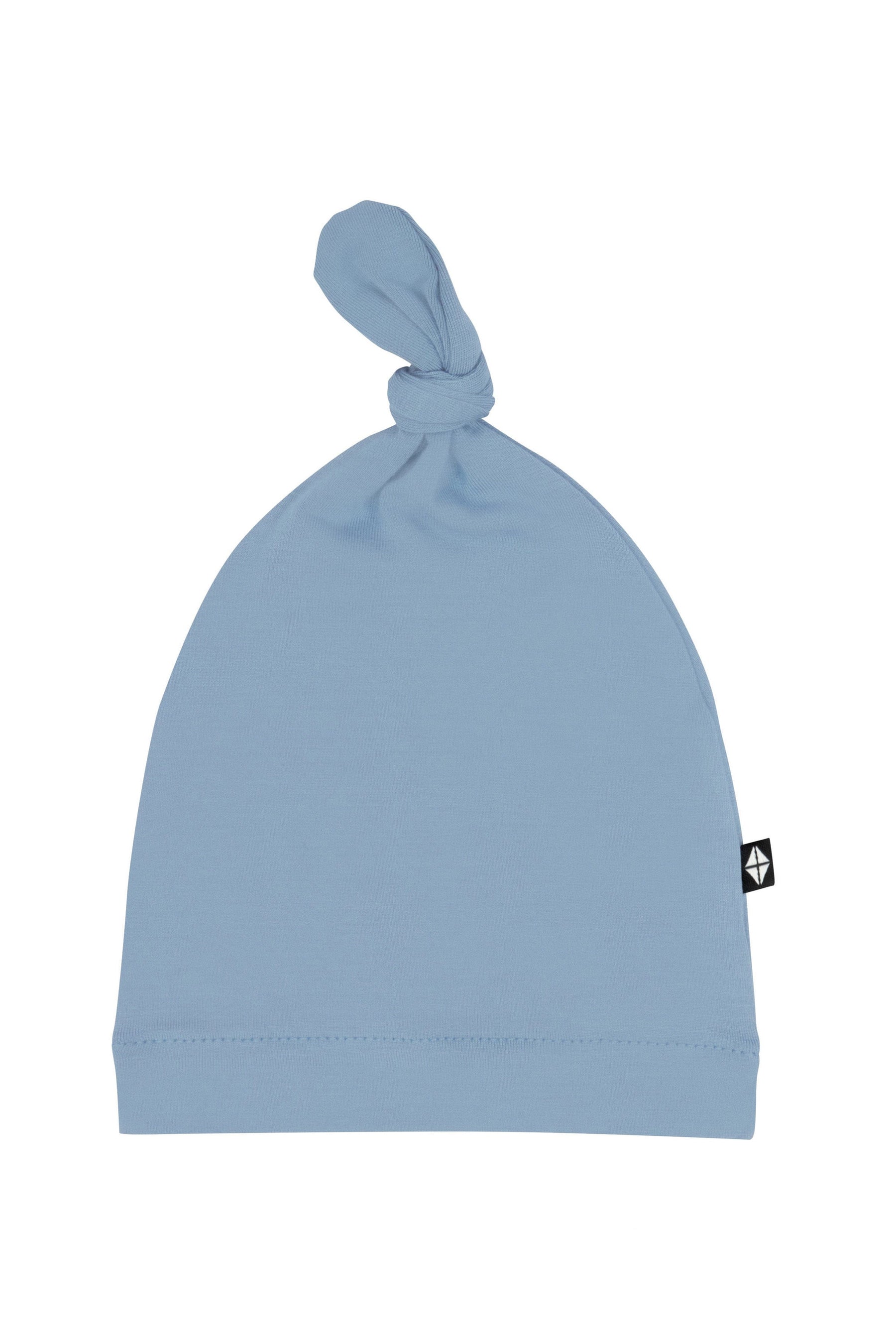 Flat lay of Kyte Baby Knotted Caps Knotted Cap in Slate