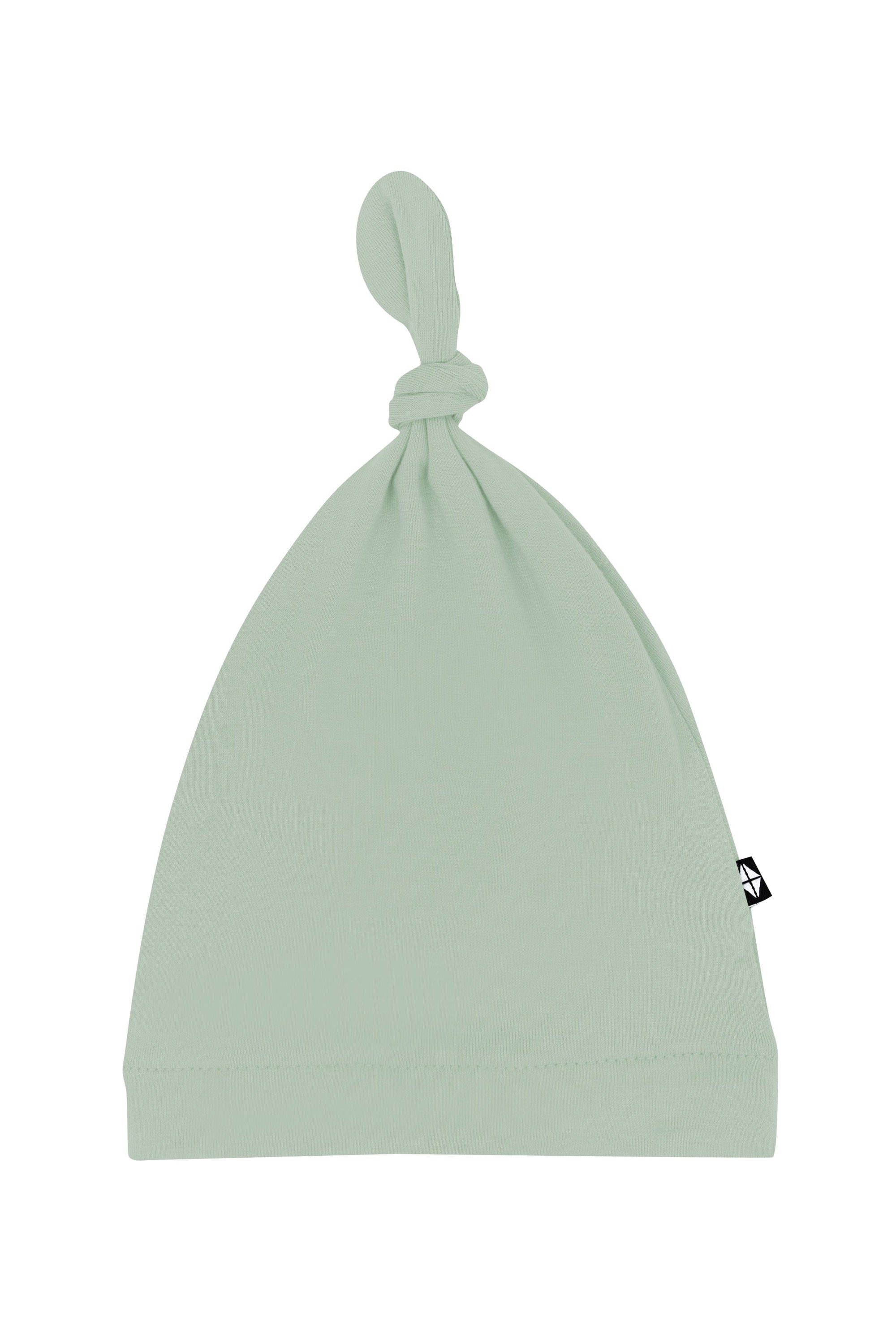 Bamboo Newborn Knotted Cap in Thyme