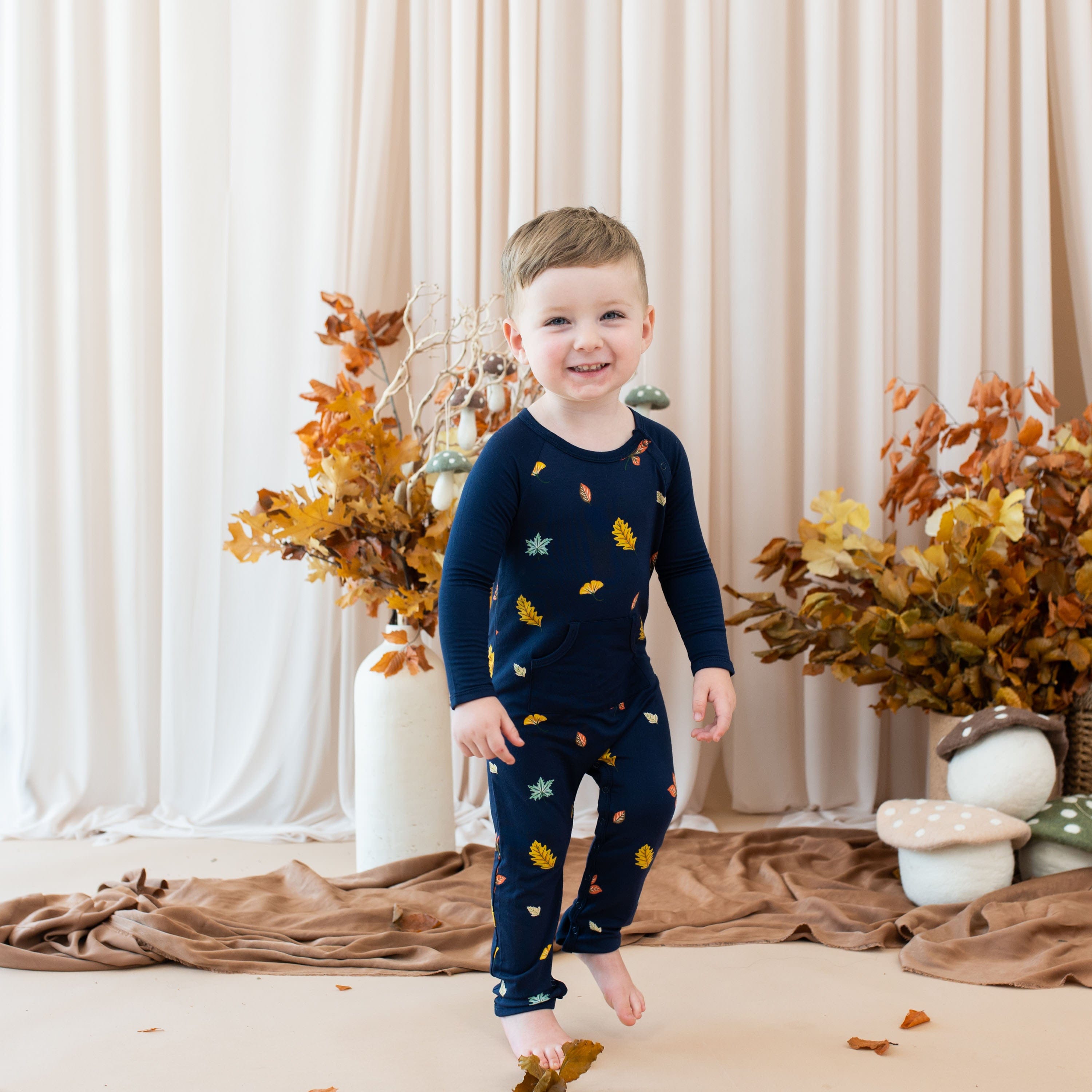 Kyte Baby Long Alls Longall in Foliage