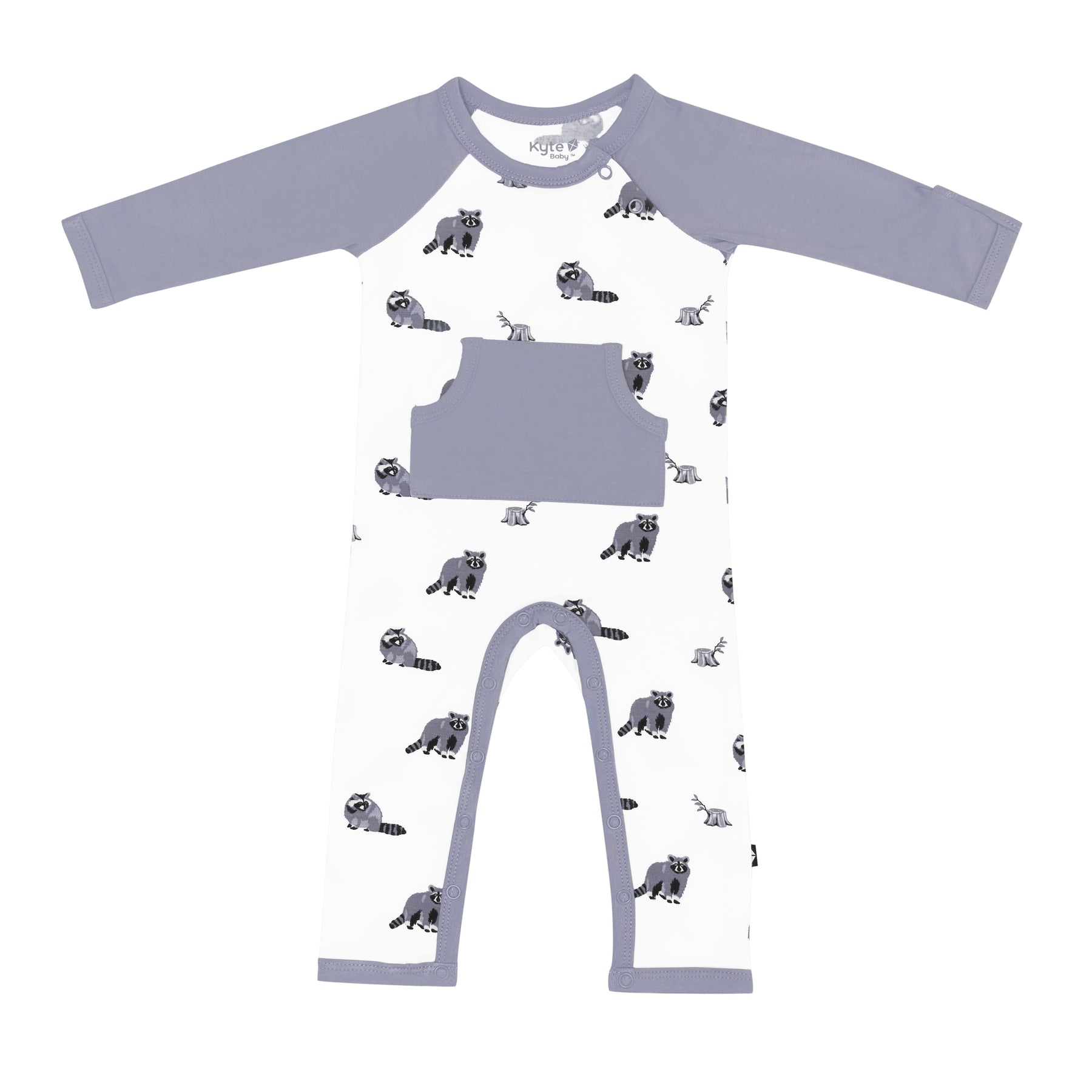 Kyte Baby Long Alls Longall in Raccoon