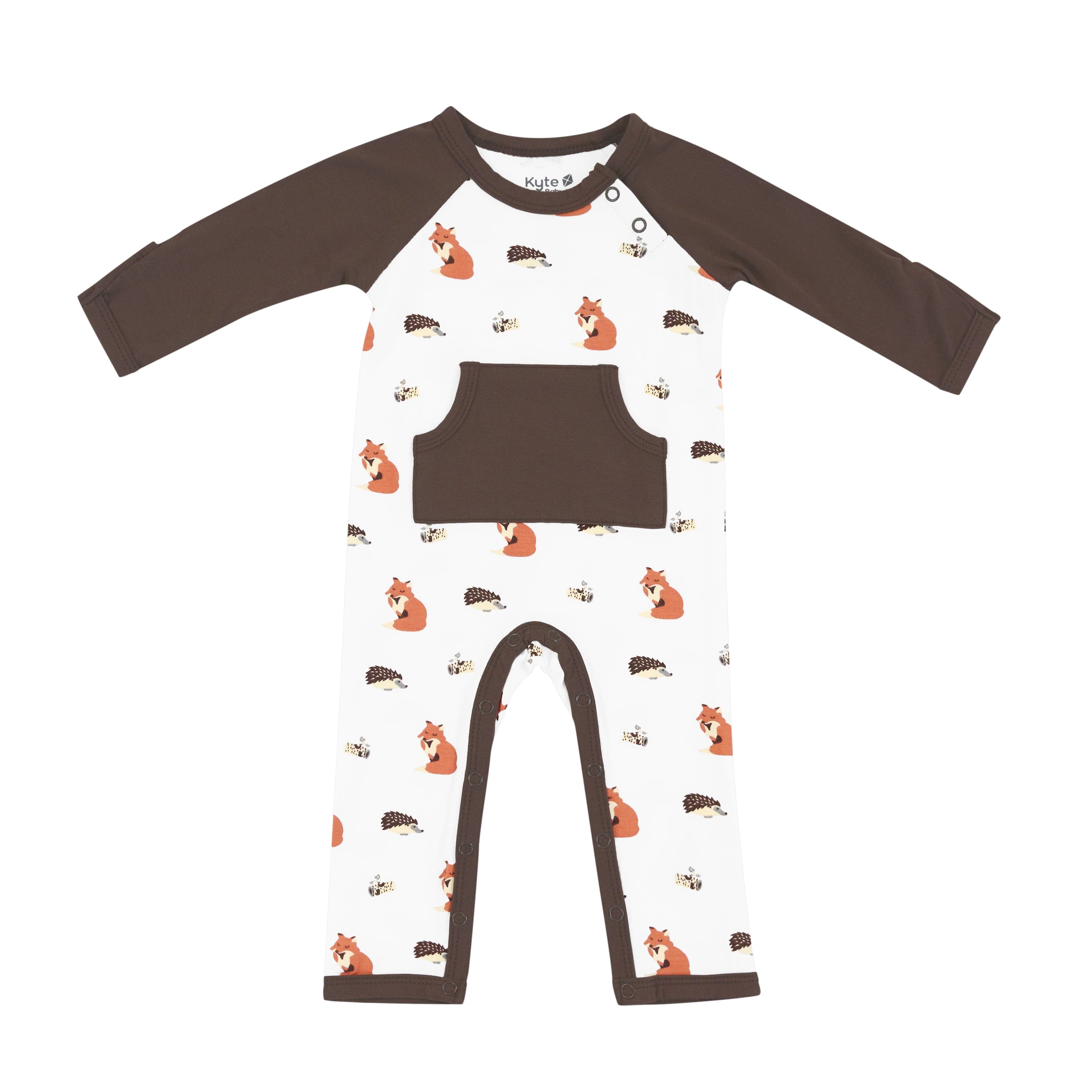Kyte Baby Long Alls Longall in Sienna Woodland