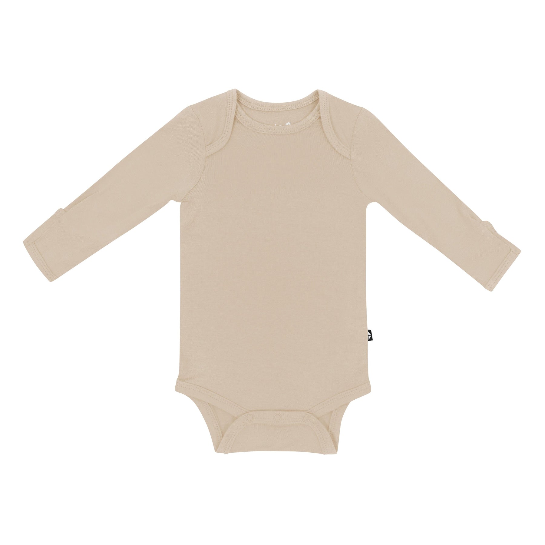 Kyte Baby Long Sleeve Bodysuits Long Sleeve Bodysuit in Almond