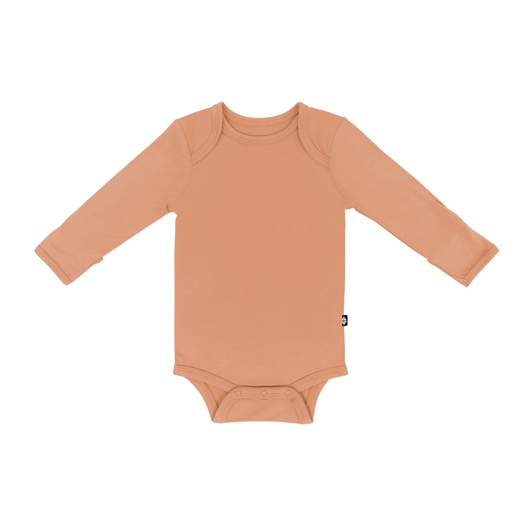 Kyte Baby Long Sleeve Bodysuits Long Sleeve Bodysuit in Apricot