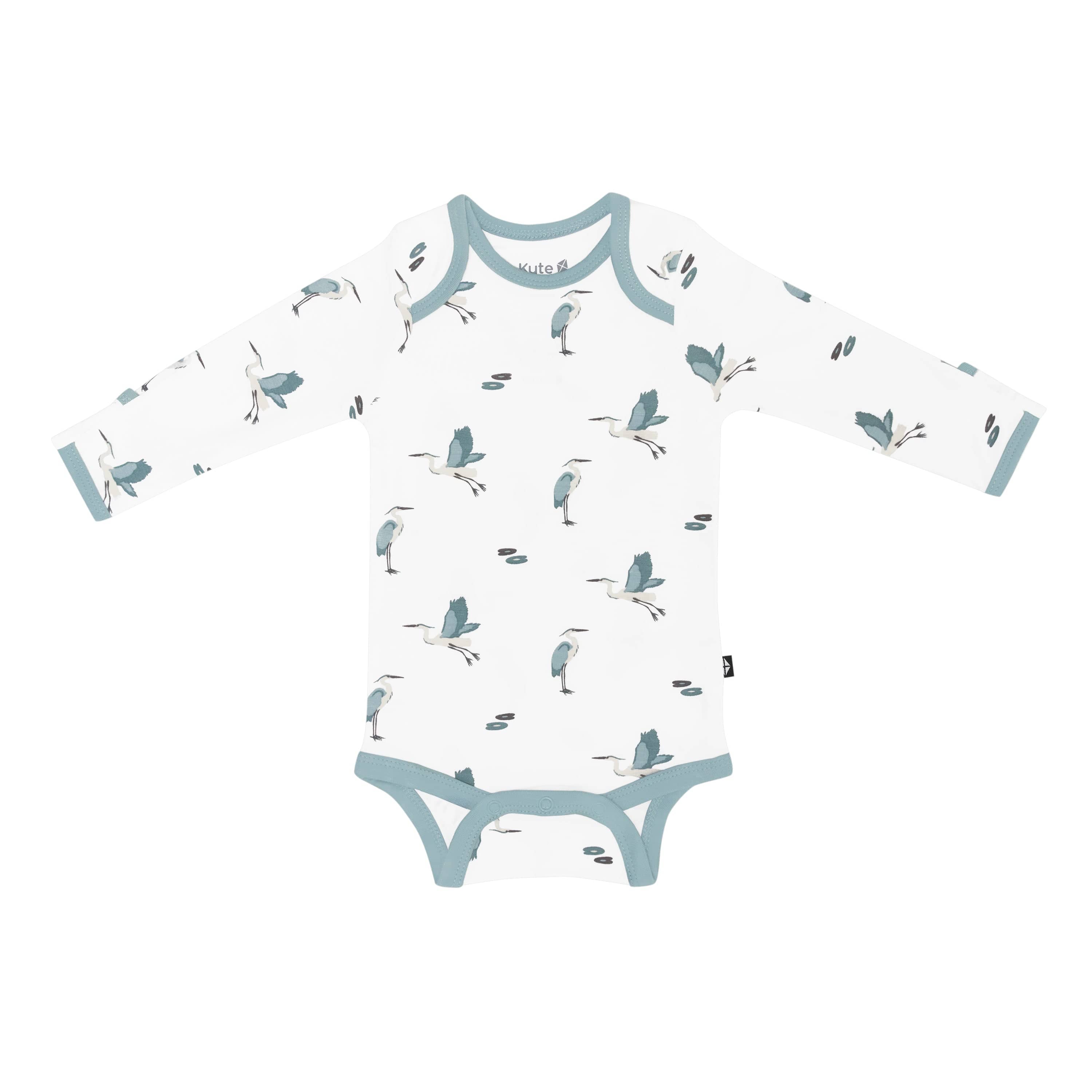 Kyte Baby Long Sleeve Bodysuits Long Sleeve Bodysuit in Blue Heron