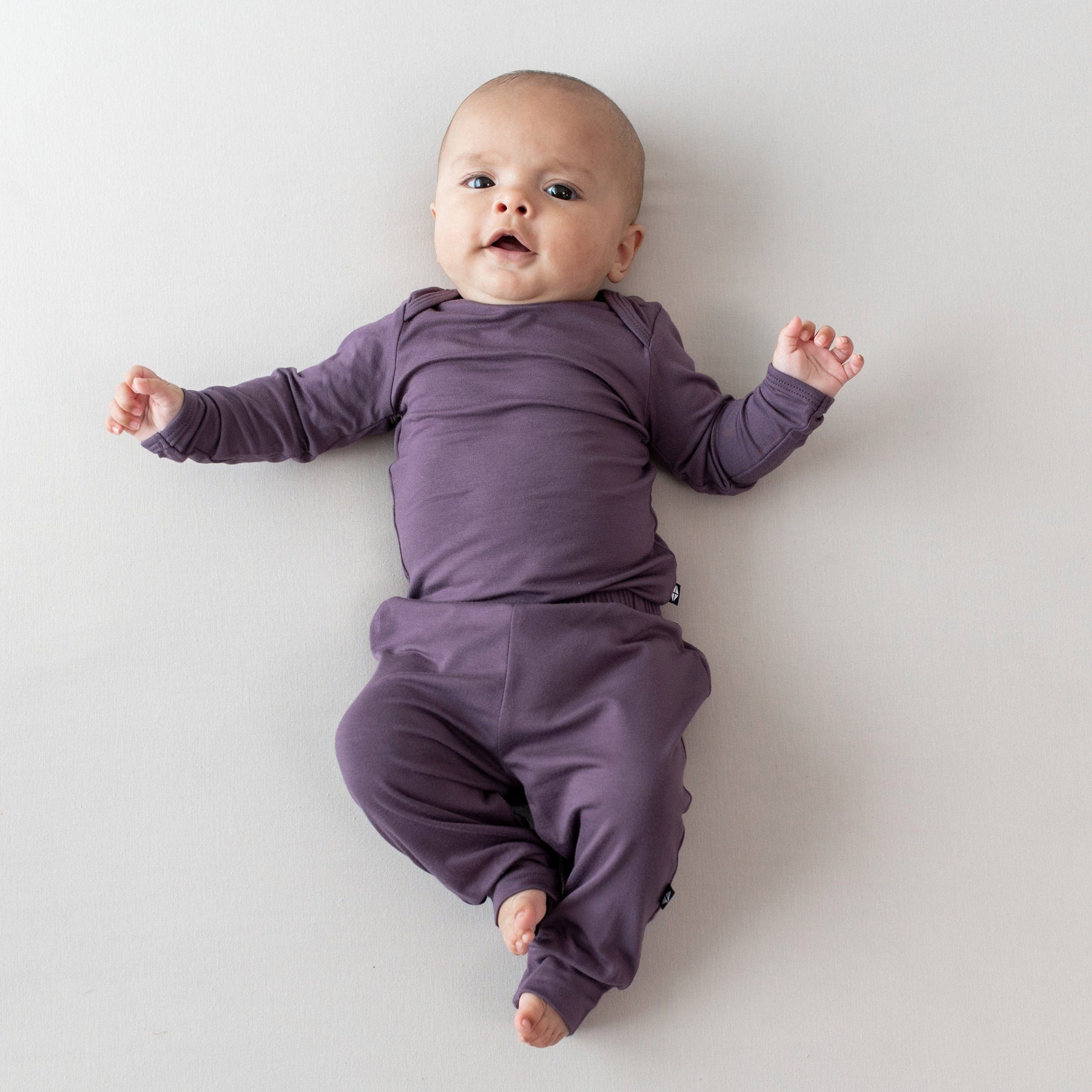 Kyte Baby Long Sleeve Bodysuits Long Sleeve Bodysuit in Currant