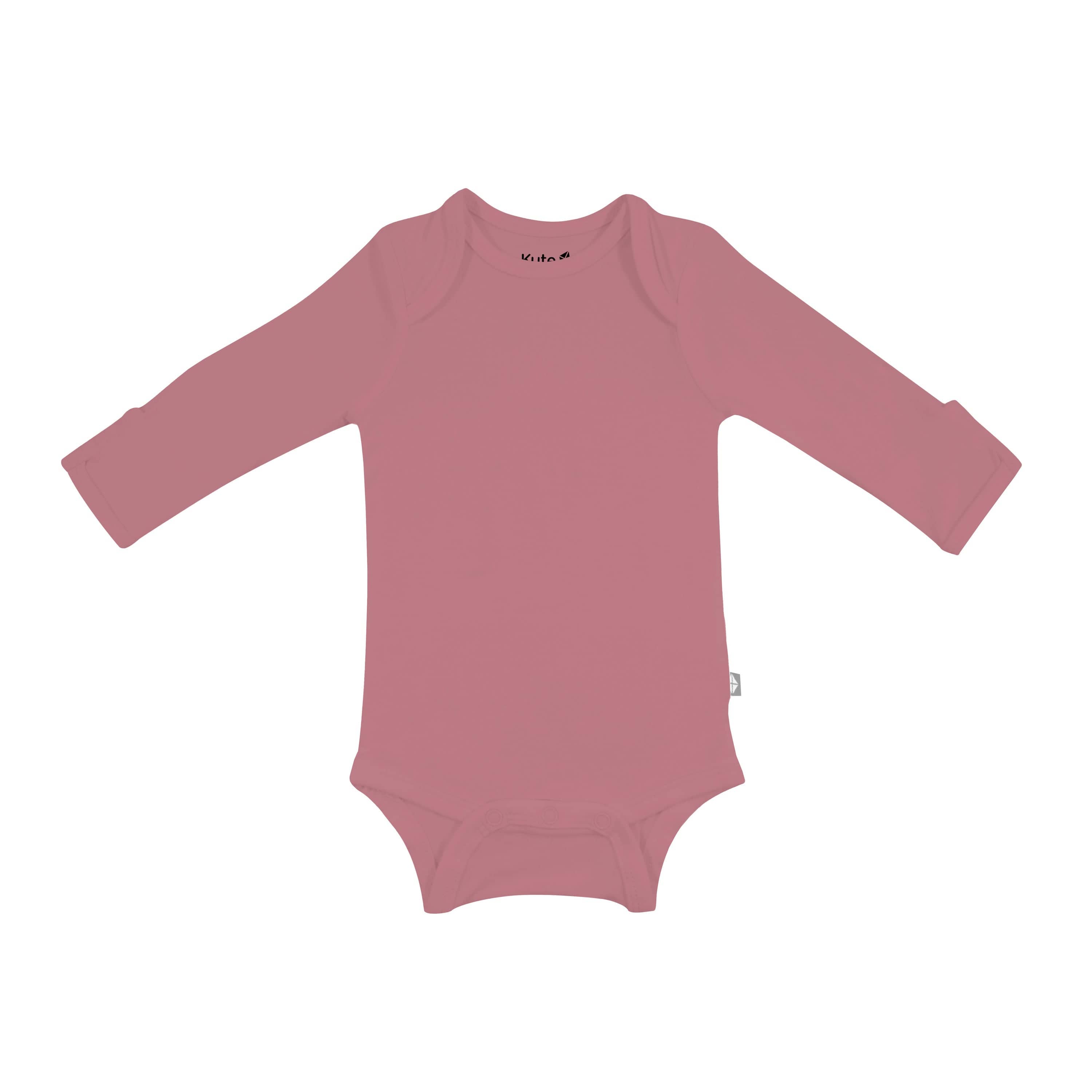 Kyte Baby Long Sleeve Bodysuits Long Sleeve Bodysuit in Dusty Rose