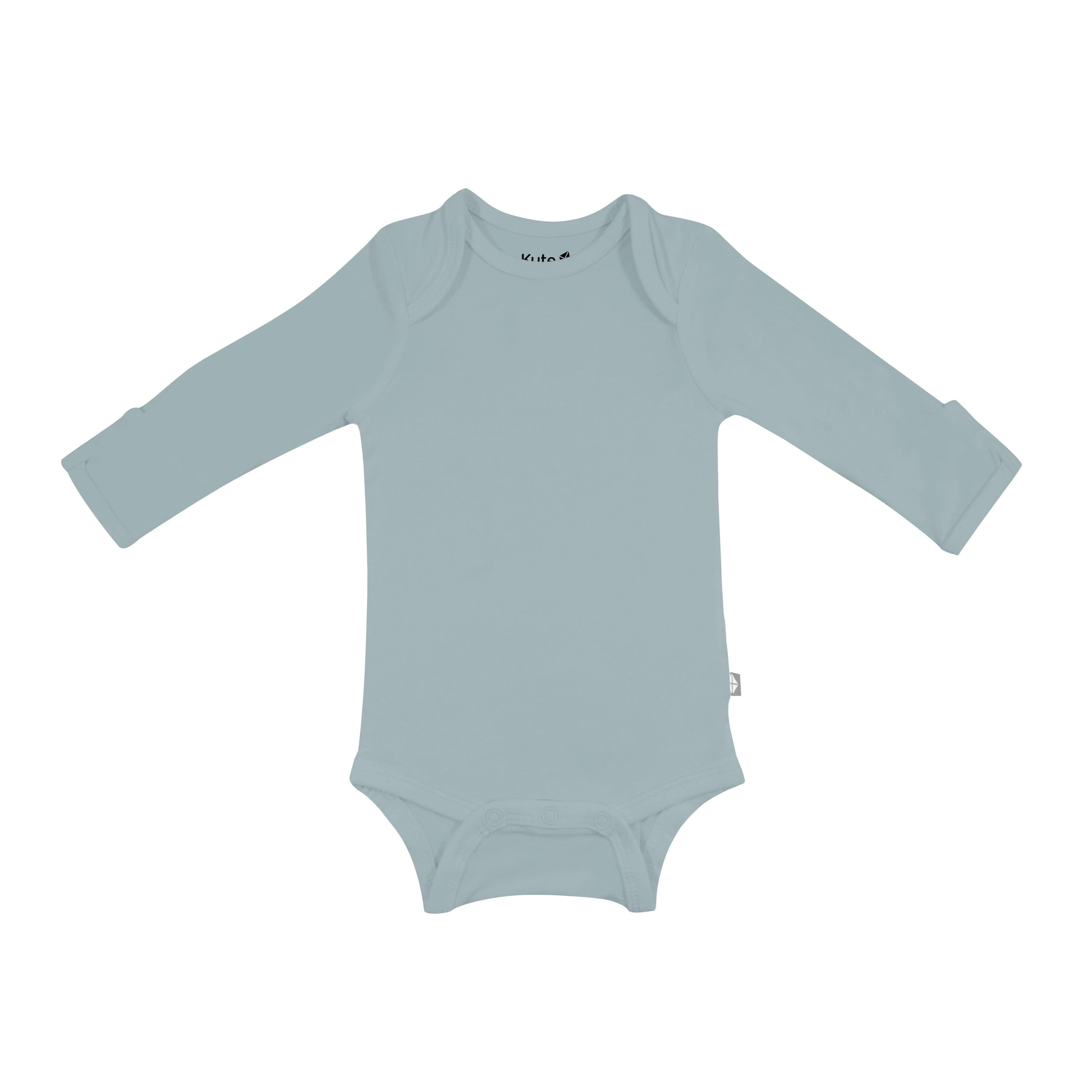 Kyte Baby Long Sleeve Bodysuits Long Sleeve Bodysuit in Glacier