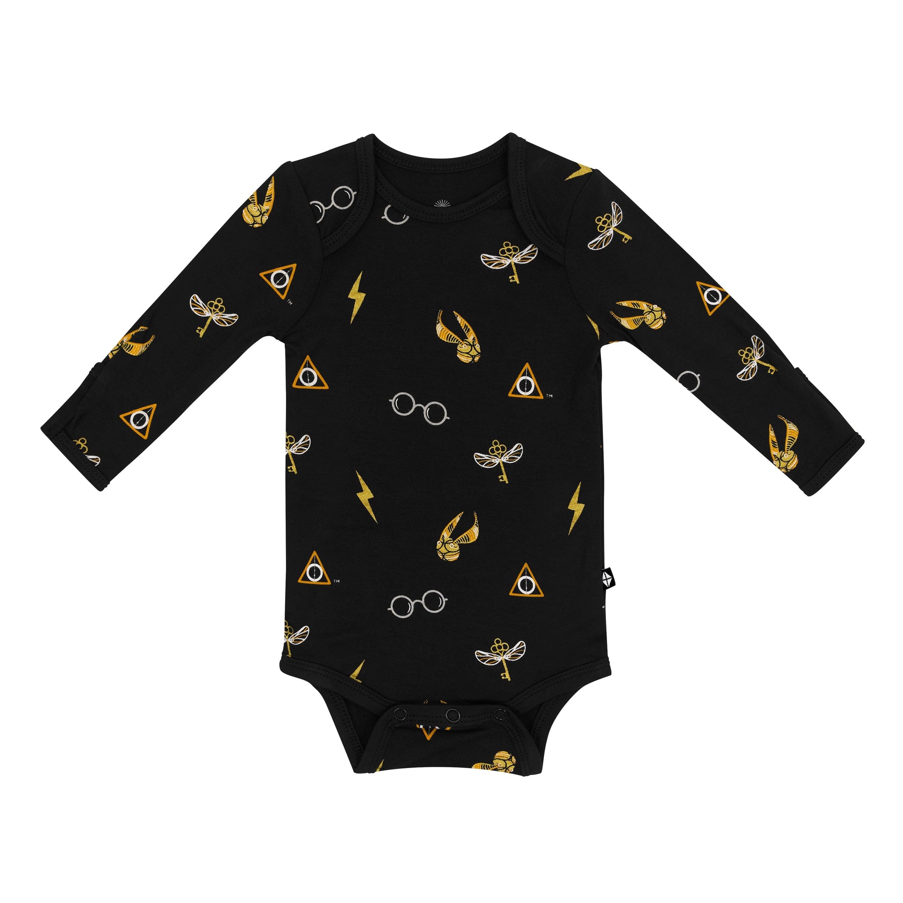 Kyte Baby Long Sleeve Bodysuits Long Sleeve Bodysuit in Midnight Icon