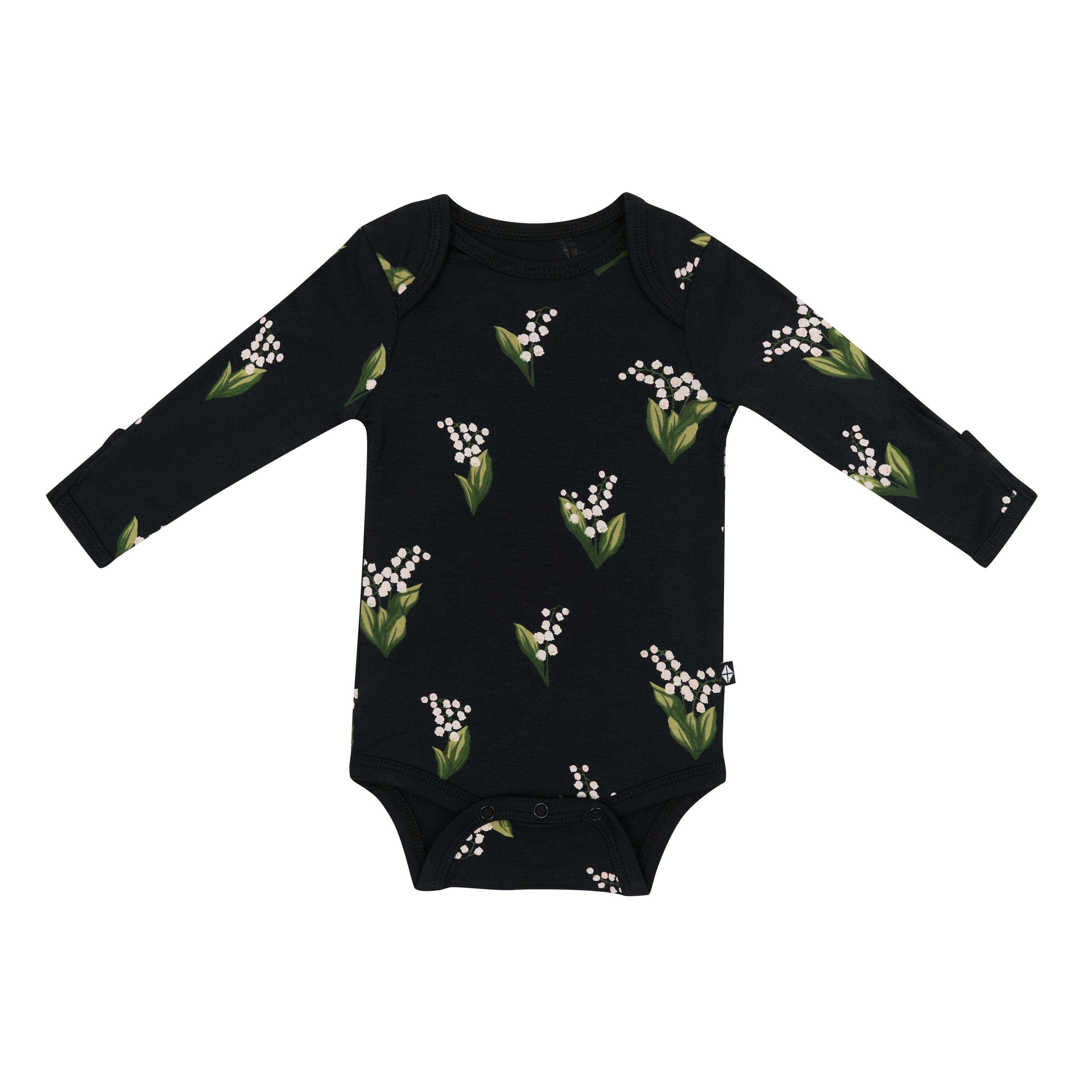 Kyte Baby Long Sleeve Bodysuits Long Sleeve Bodysuit in Midnight Lily