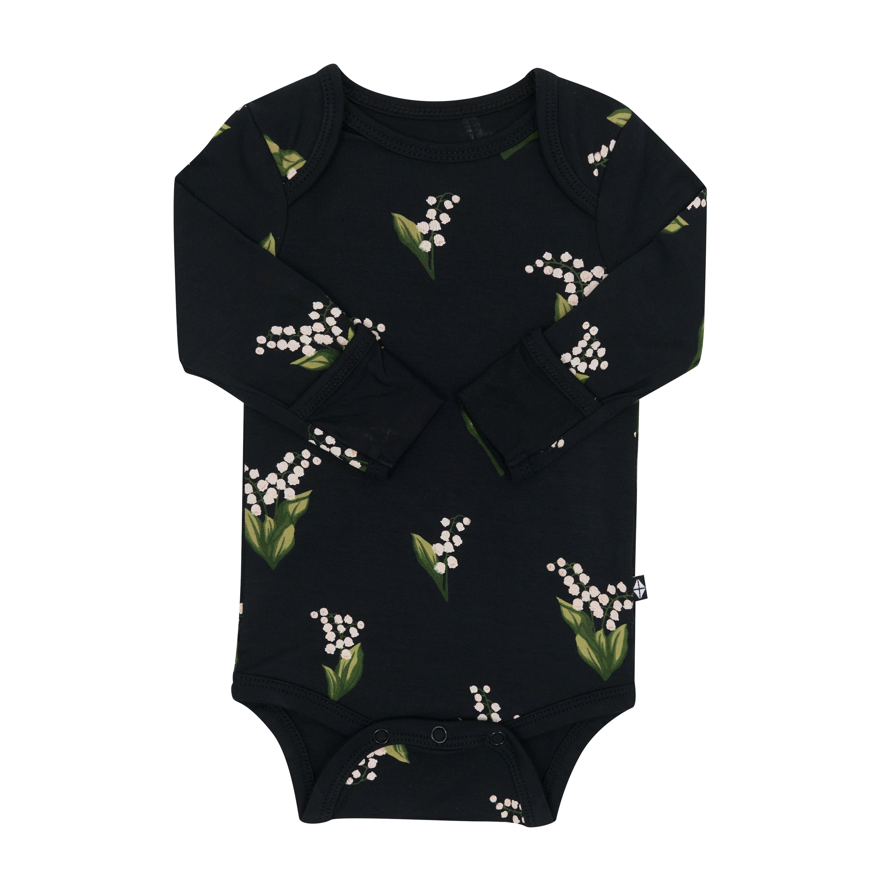 Kyte Baby Long Sleeve Bodysuits Long Sleeve Bodysuit in Midnight Lily