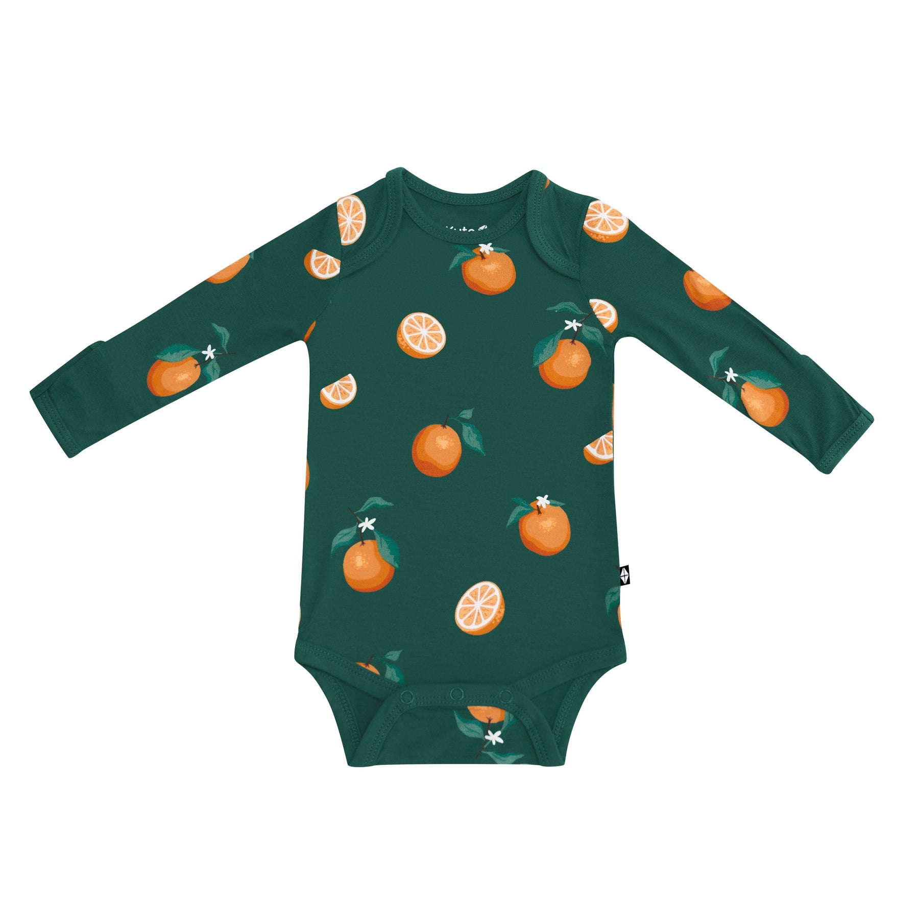 Kyte Baby Long Sleeve Bodysuits Long Sleeve Bodysuit in Orange