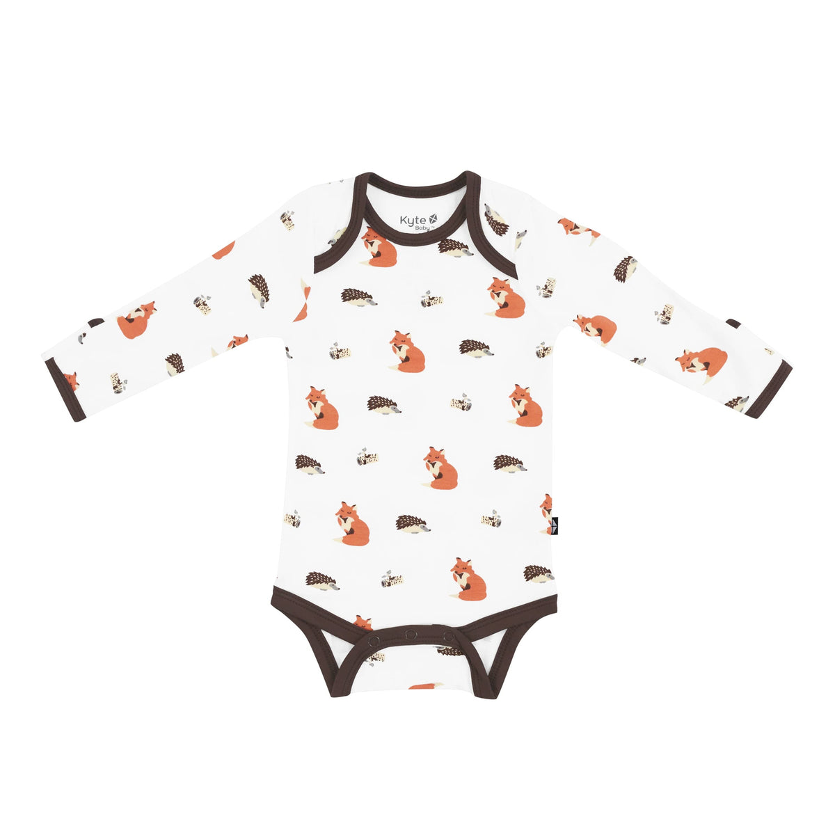 Kyte Baby Long Sleeve Bodysuits Long Sleeve Bodysuit in Sienna Woodland