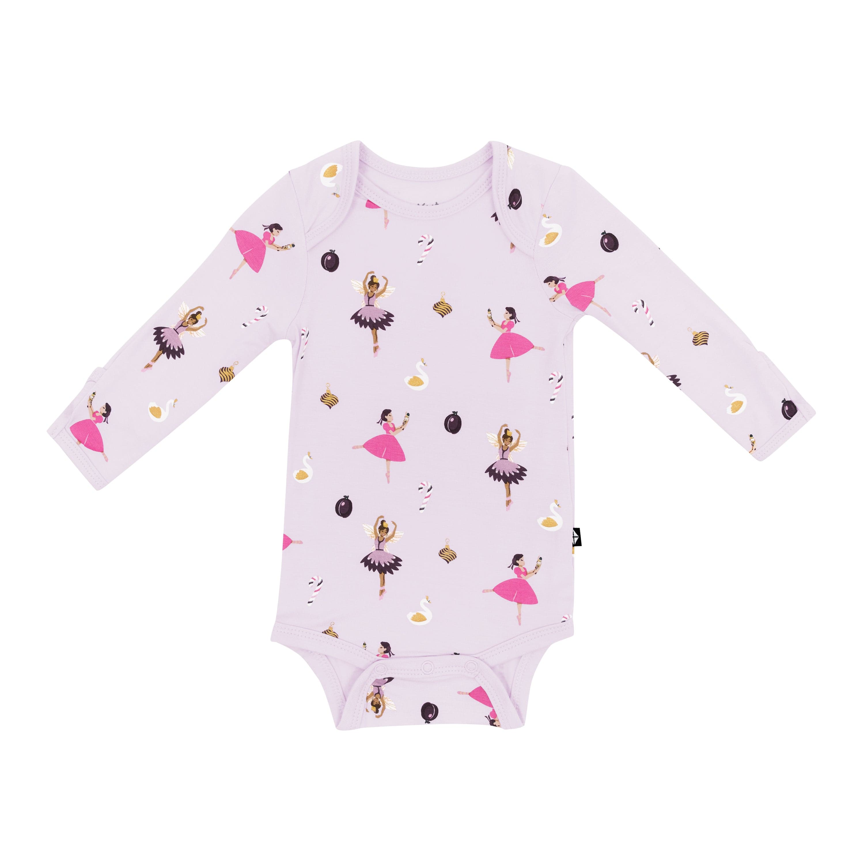 Kyte Baby Long Sleeve Bodysuits Long Sleeve Bodysuit in Sugar Plum