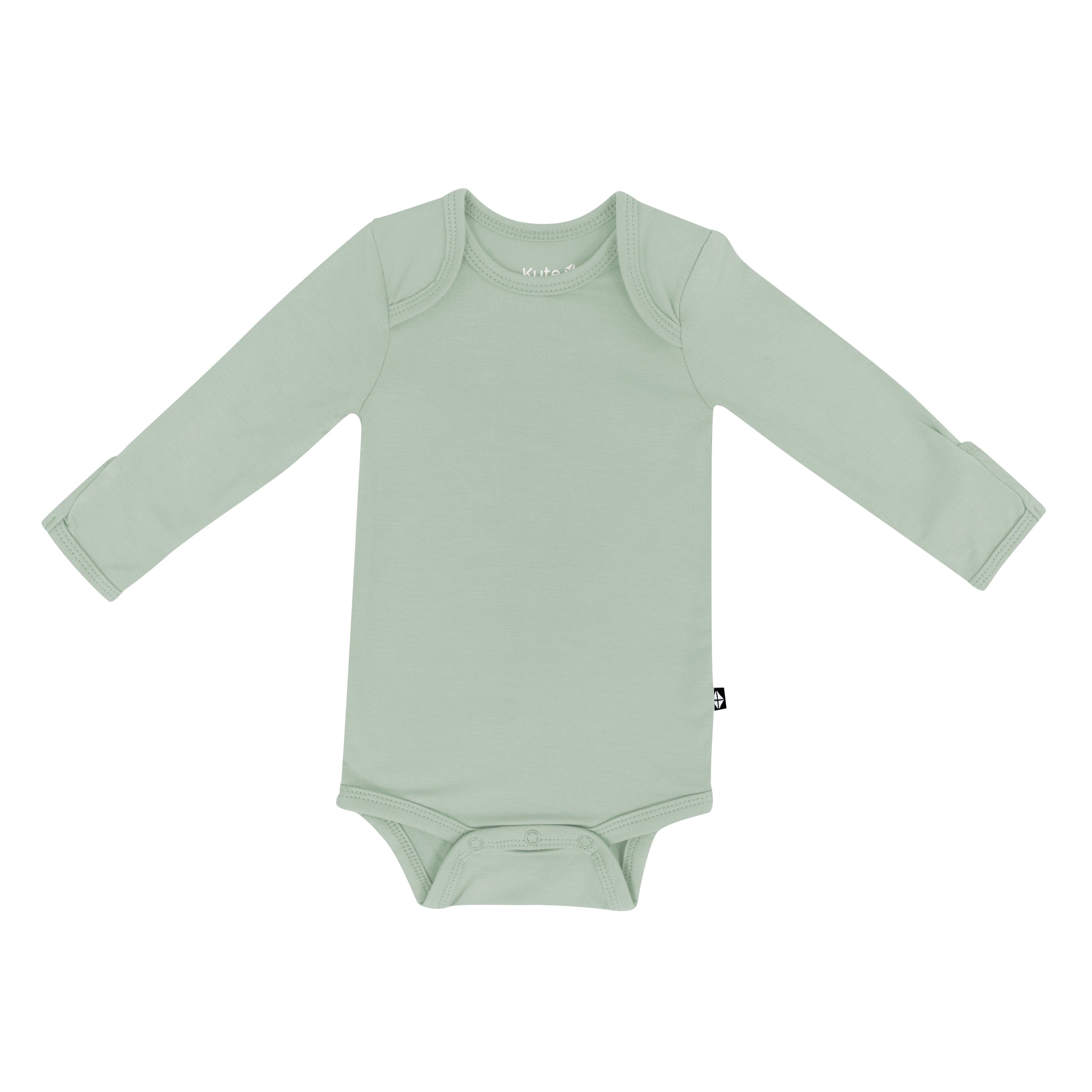 Kyte Baby Long Sleeve Bodysuit in Thyme