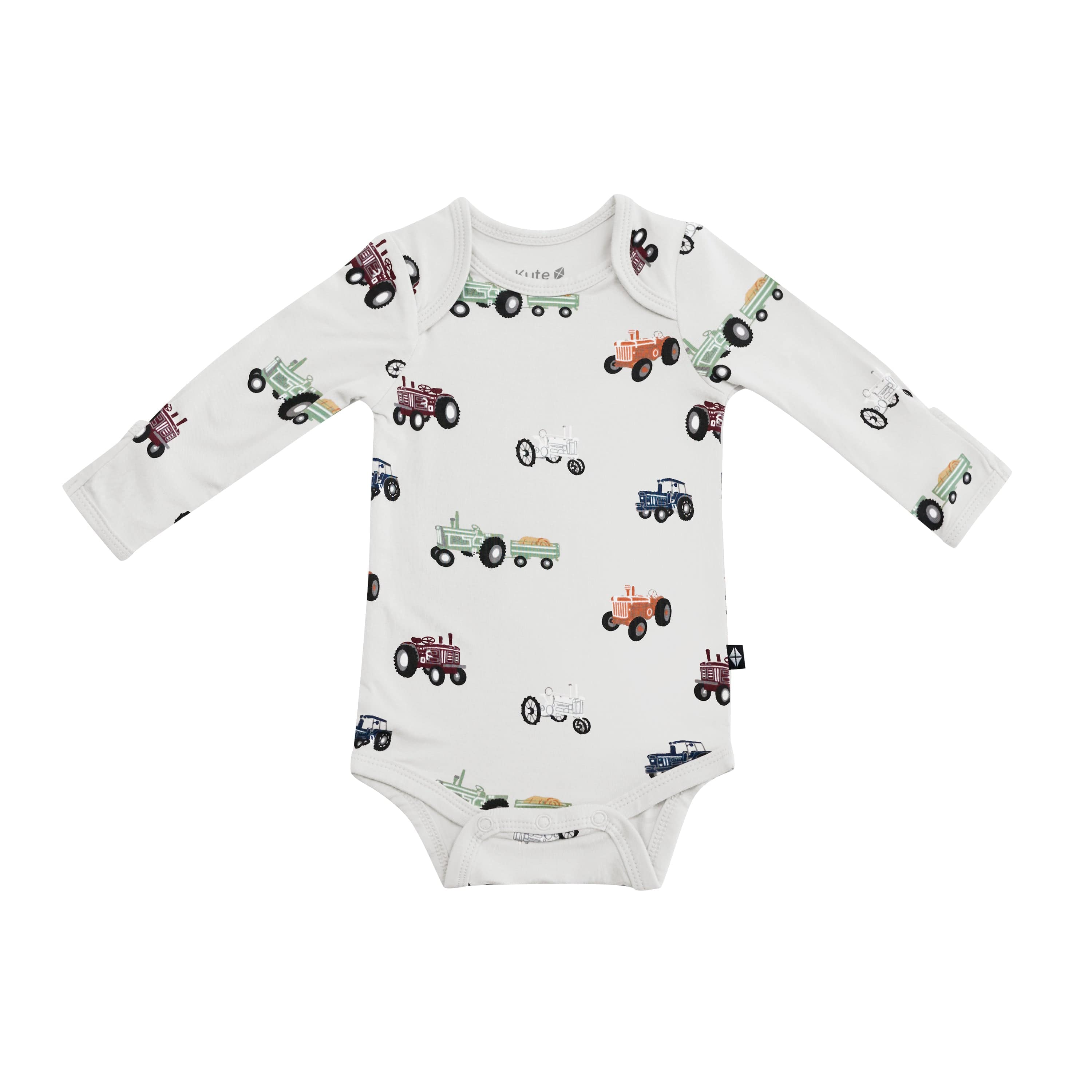 Kyte Baby Long Sleeve Bodysuit in Tractor