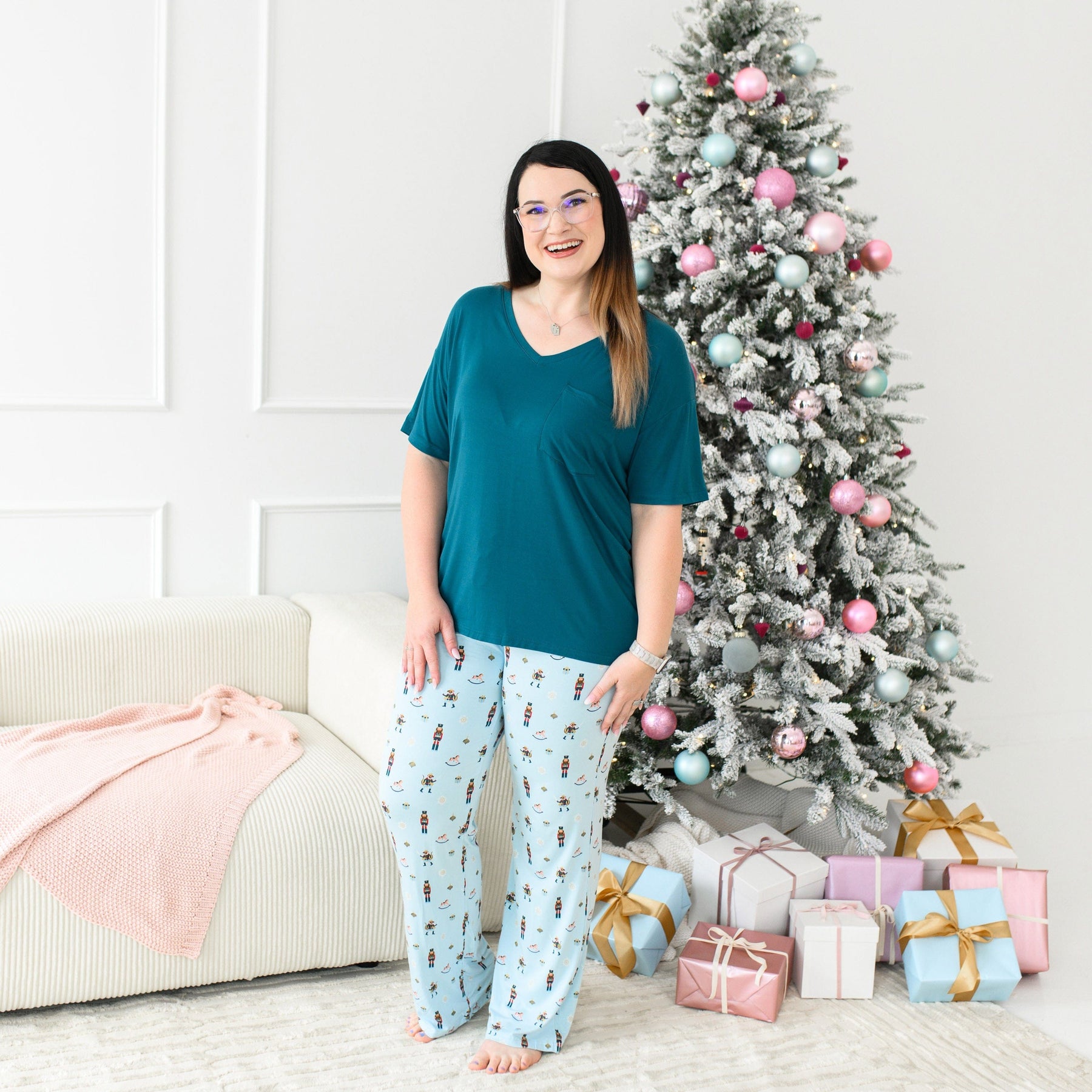 Kyte Baby Lounge Pant Women's Lounge Pants in Nutcracker