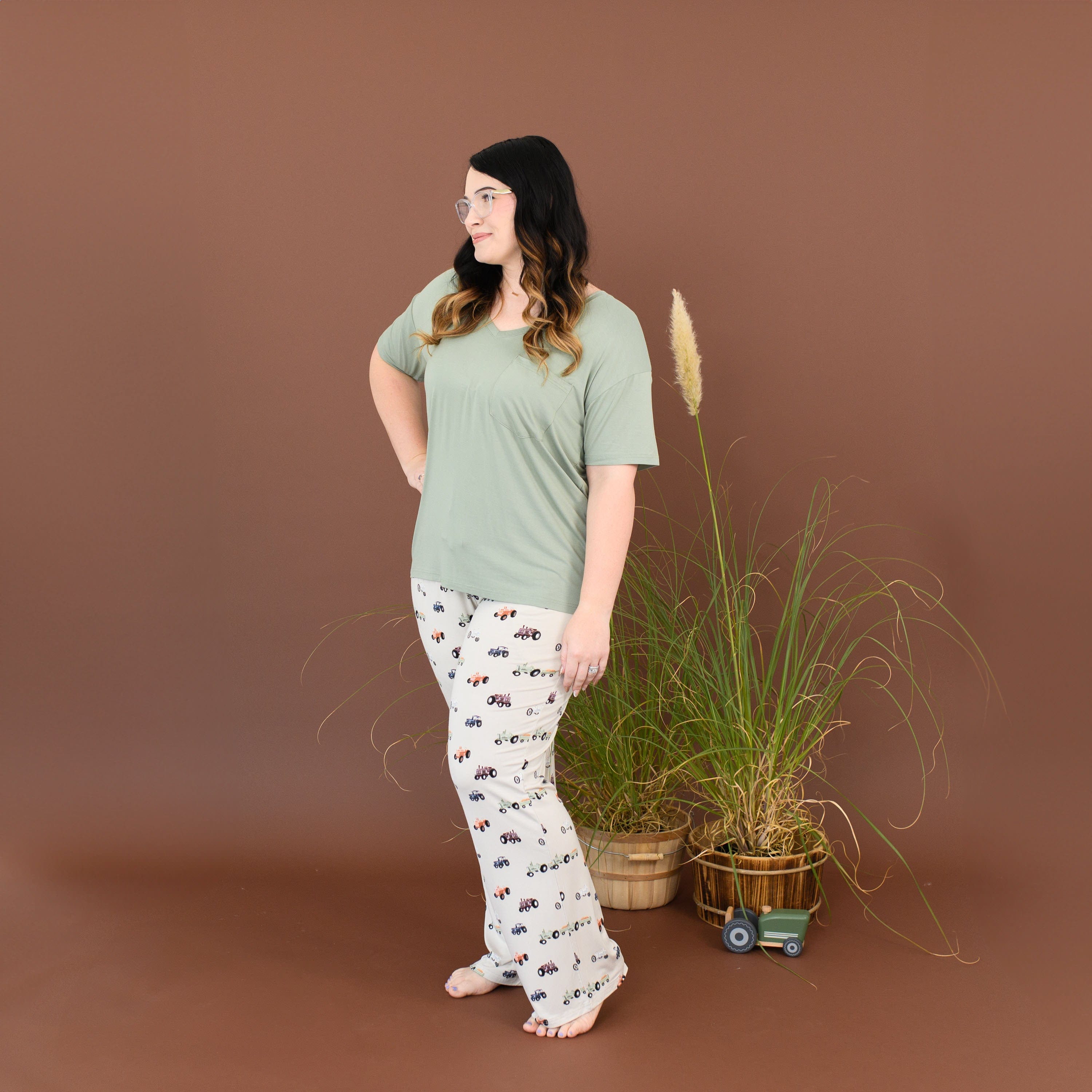 Kyte Baby Lounge Pant Women's Lounge Pants in Tractor