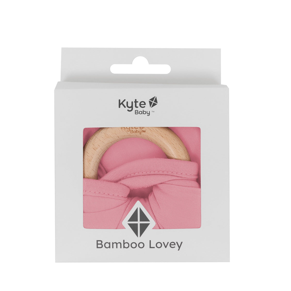 Kyte Baby Lovey Apple Blossom / Infant Lovey in Apple Blossom with Removable Teething Ring