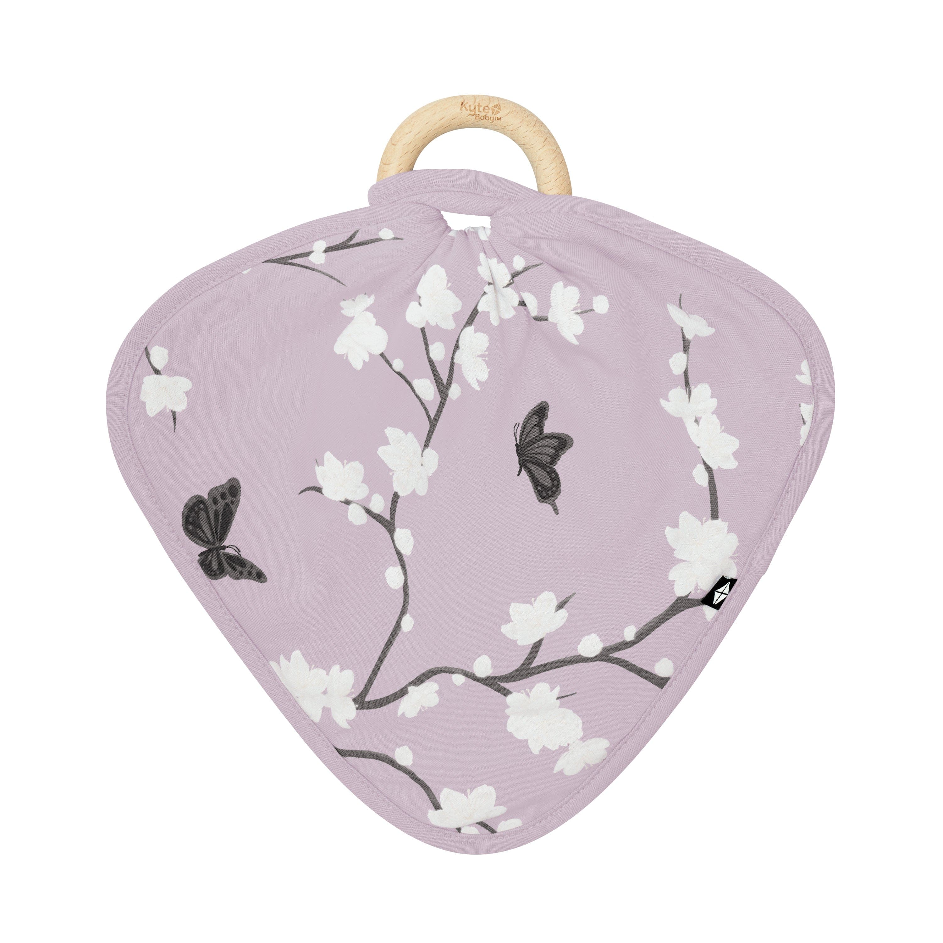 Kyte Baby Lovey Cherry Blossom / Infant Lovey in Cherry Blossom with Removable Teething Ring
