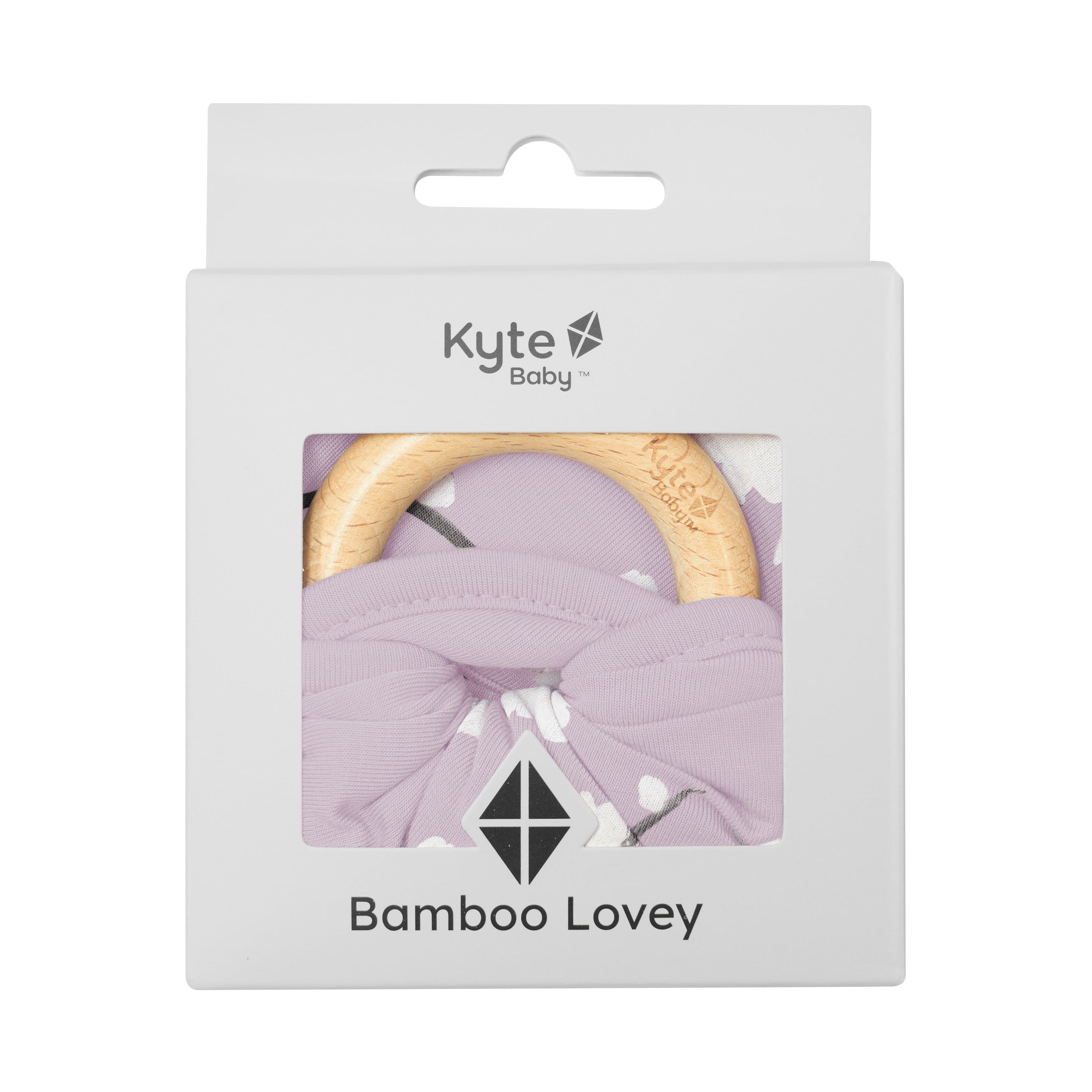 Kyte Baby Lovey Cherry Blossom / Infant Lovey in Cherry Blossom with Removable Teething Ring