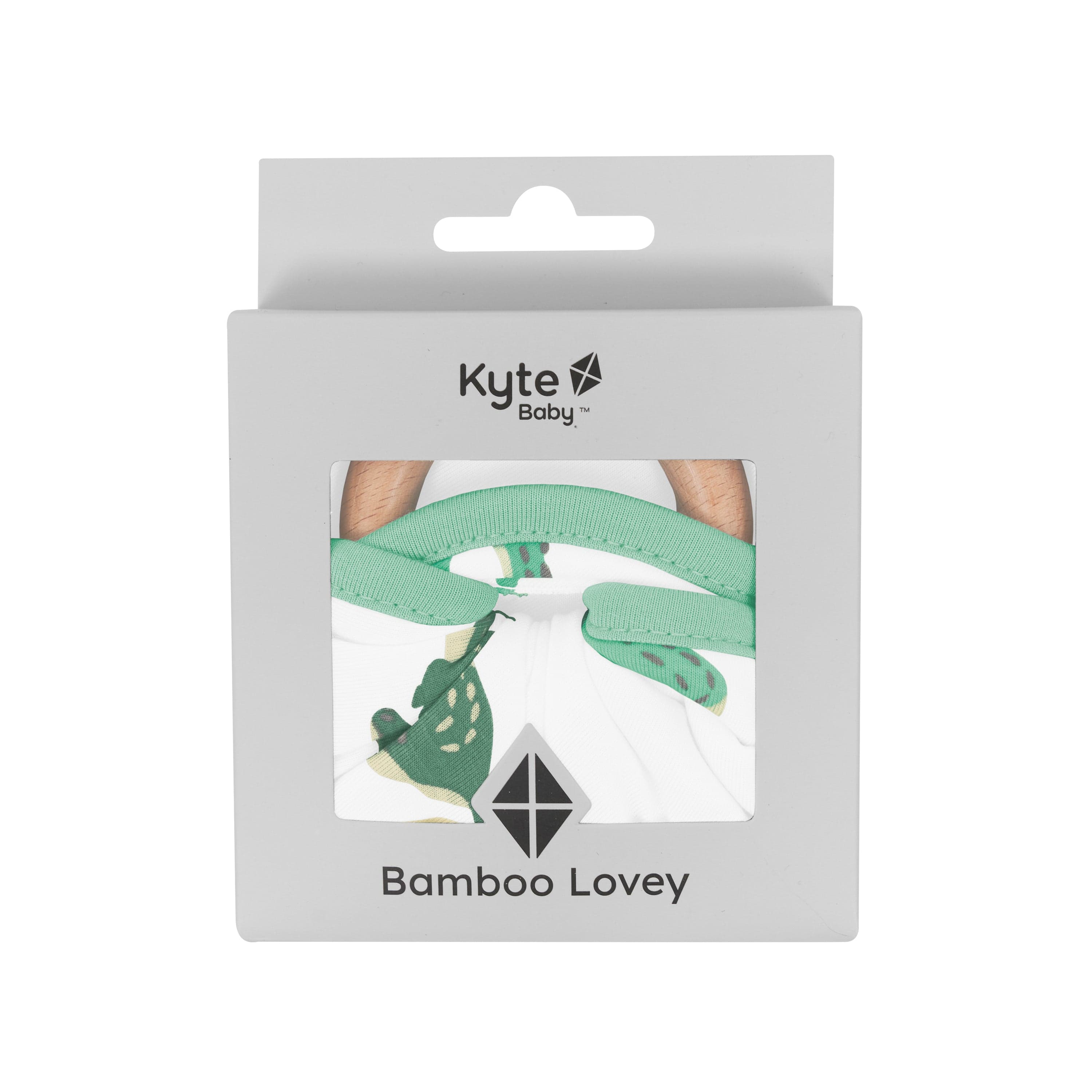 Kyte Baby Lovey Crocodile / Infant Lovey in Crocodile with Removable Teething Ring