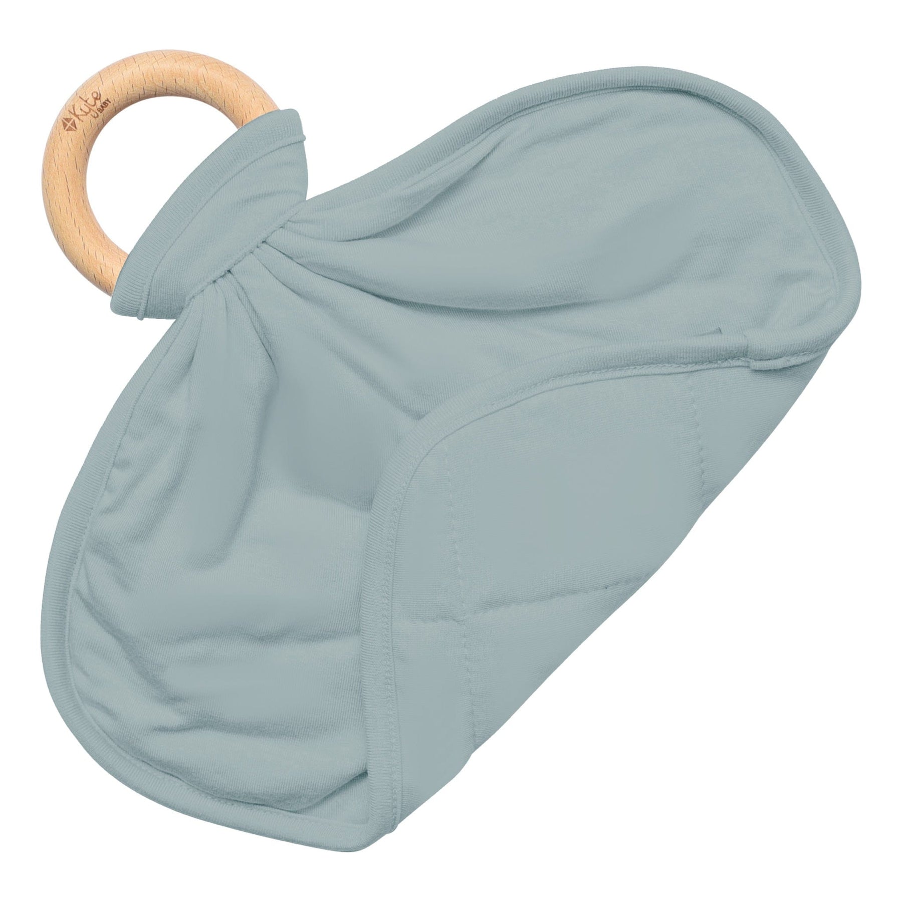 Kyte Baby Lovey Glacier / Infant Lovey in Glacier with Removable Teething Ring