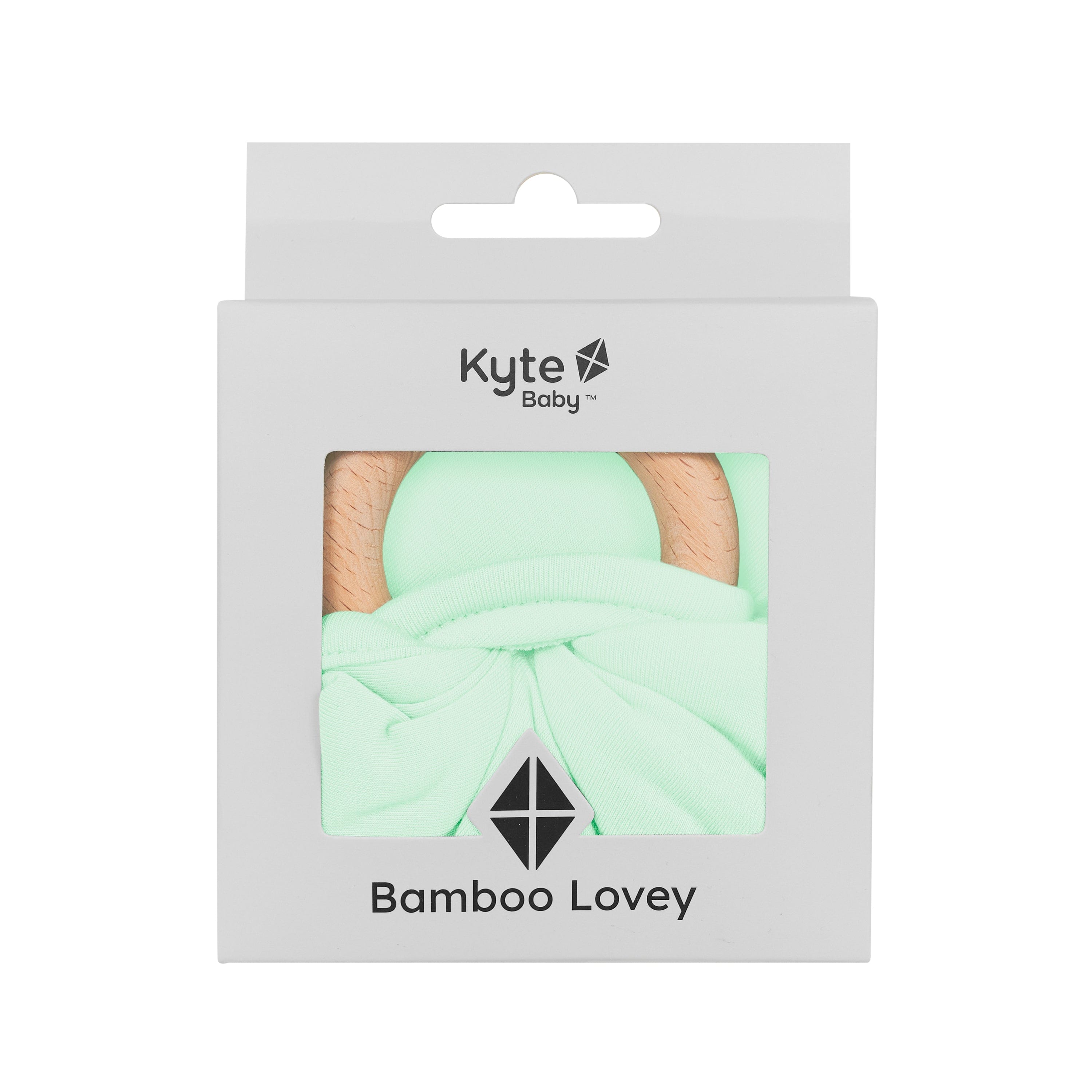 Kyte Baby Lovey Mint / Infant Lovey in Mint with Removable Teething Ring