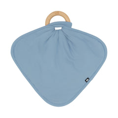 Kyte Baby Lovey Slate / Infant Lovey in Slate with Removable Wooden Teething Ring