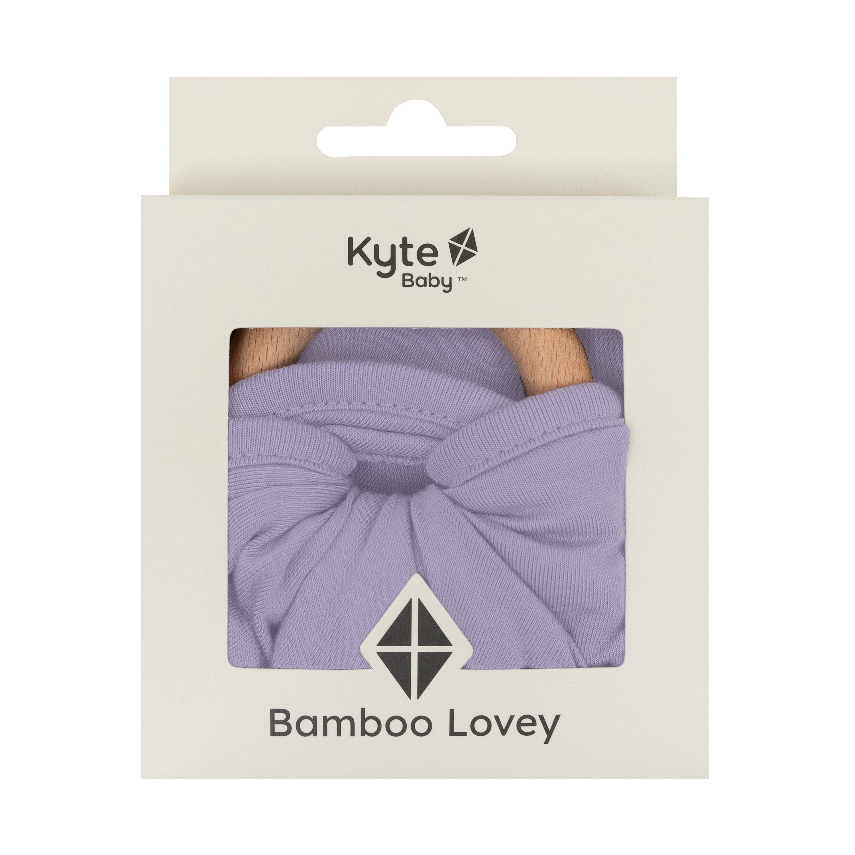 Kyte Baby Lovey Taro / Infant Lovey in Taro with Removable Teething Ring