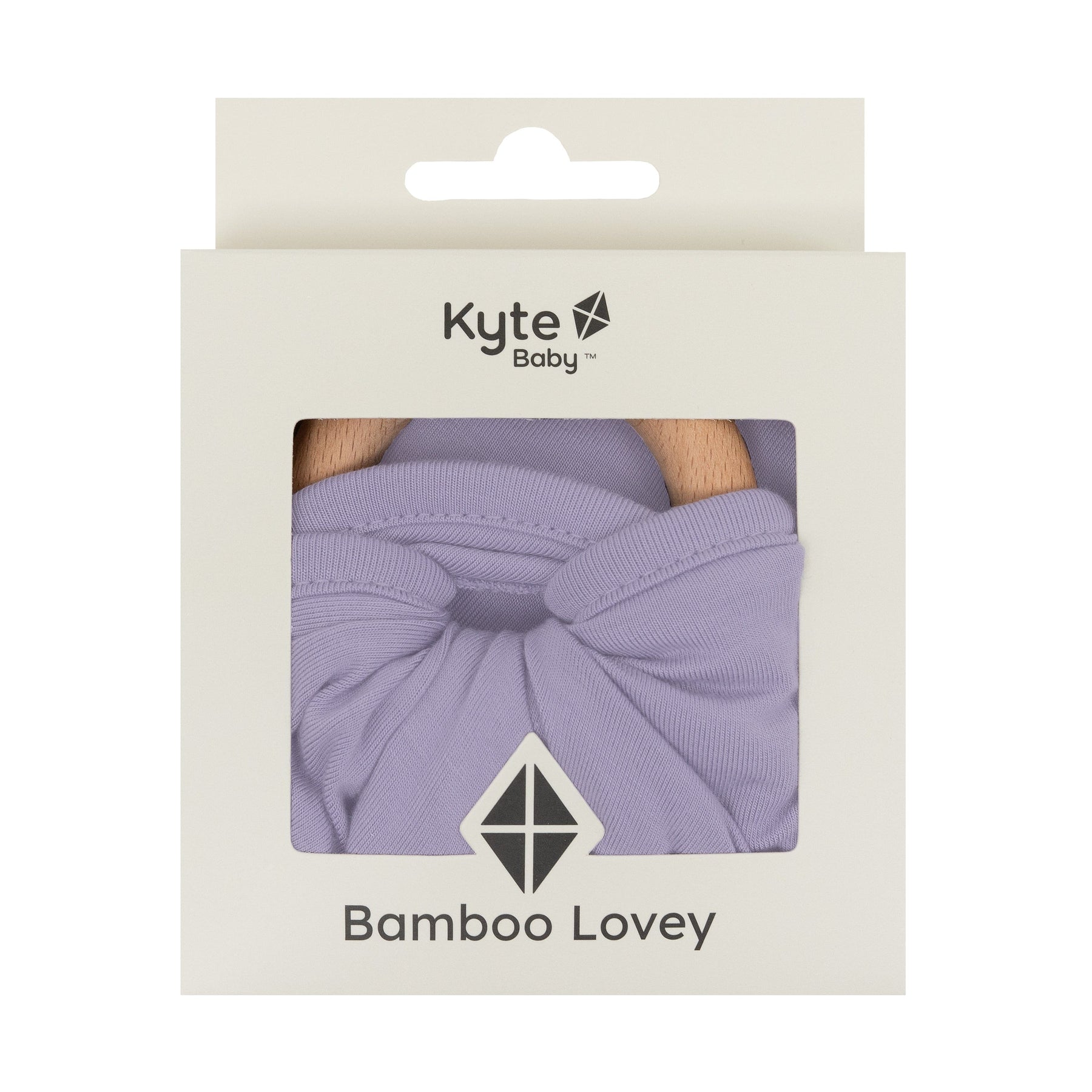 Kyte Baby Taro purple Lovey Mini Security Blanket in box