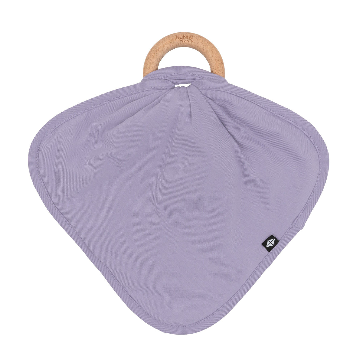 Kyte Baby Lovey in Taro with Removable Wooden Teething Ring