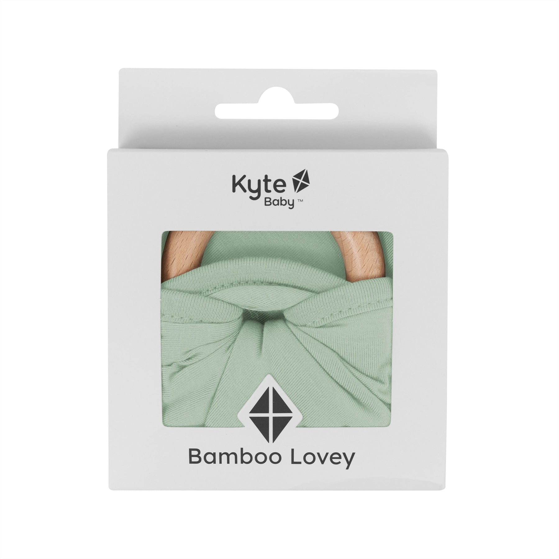 Kyte Baby Lovey Thyme / Infant Lovey in Thyme with Removable Teething Ring