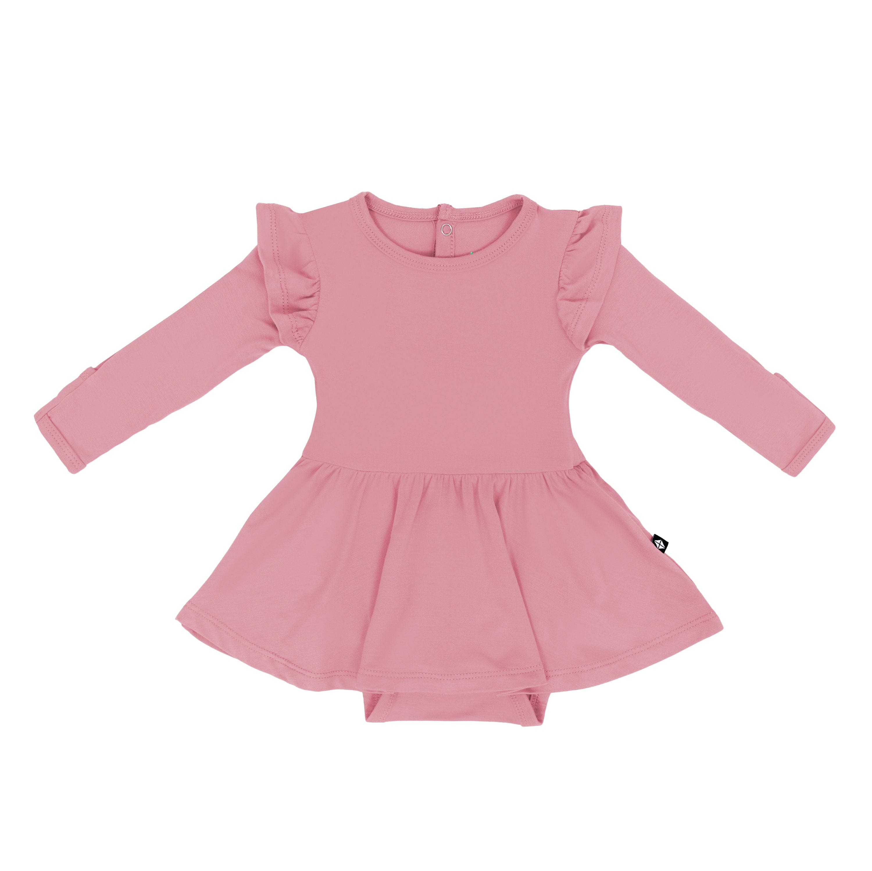 Kyte Baby Twirl Bodysuit Dress in Apple Blossom