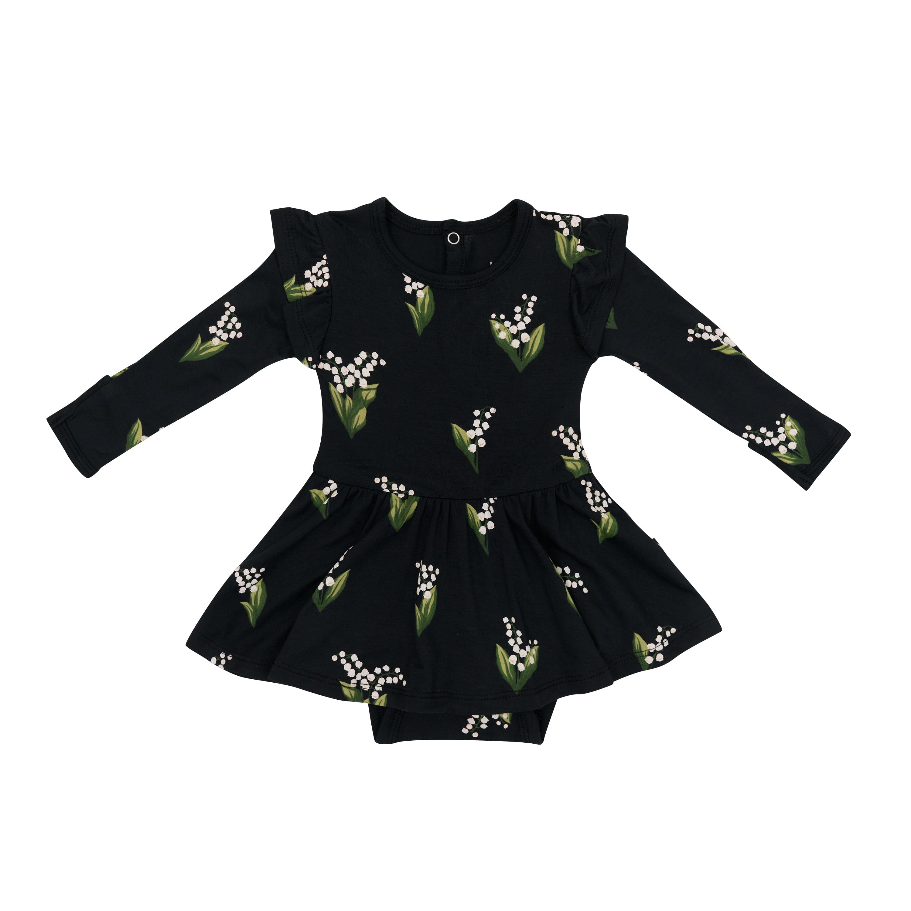 Kyte Baby sold Black & White Zen Twirl Bodysuit Dress 18-24