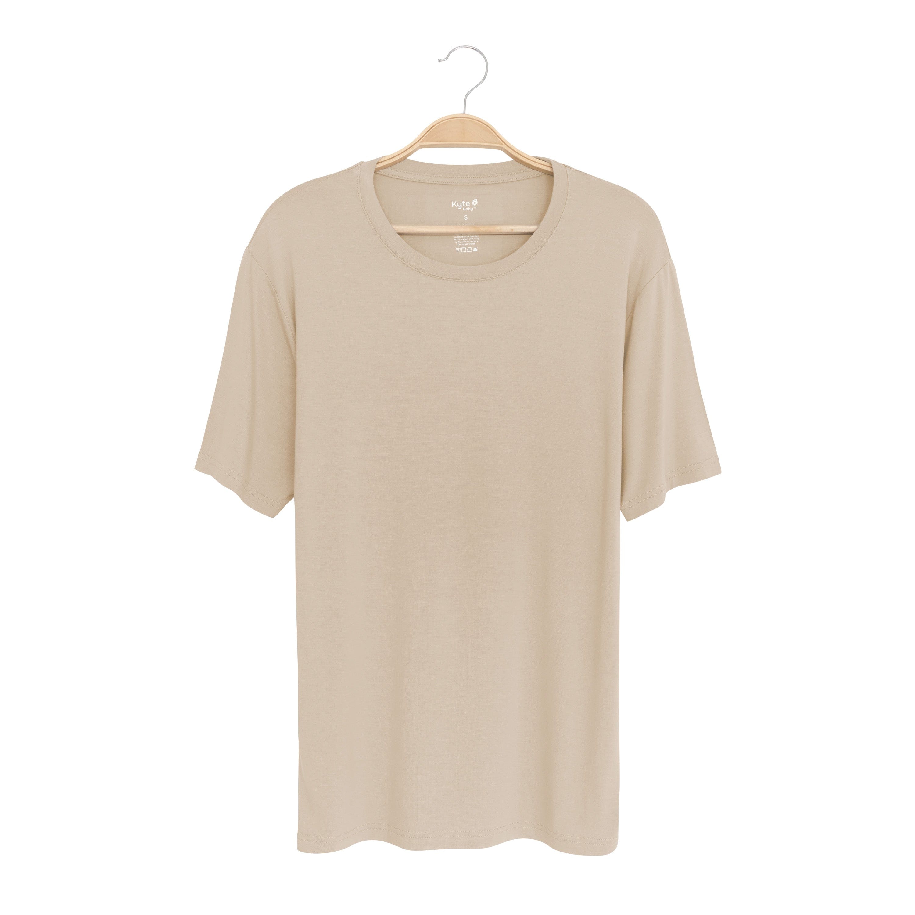 Kyte Baby Men's Crew Neck Tee Men's Crew Neck Tee in Almond