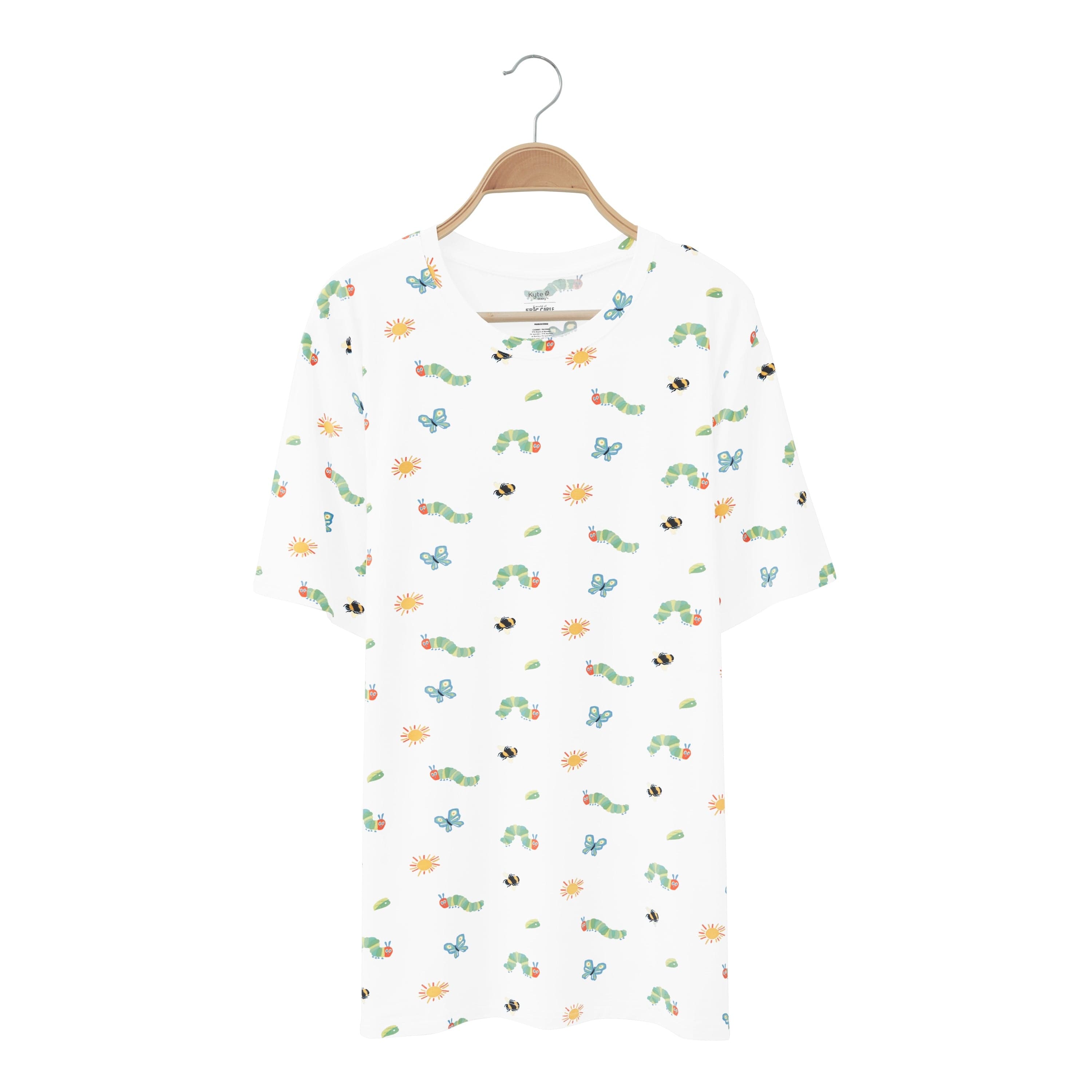 Kyte Baby Men's Crew Neck Tee Men's Crew Neck Tee in The Very Hungry Caterpillar™ and Friends