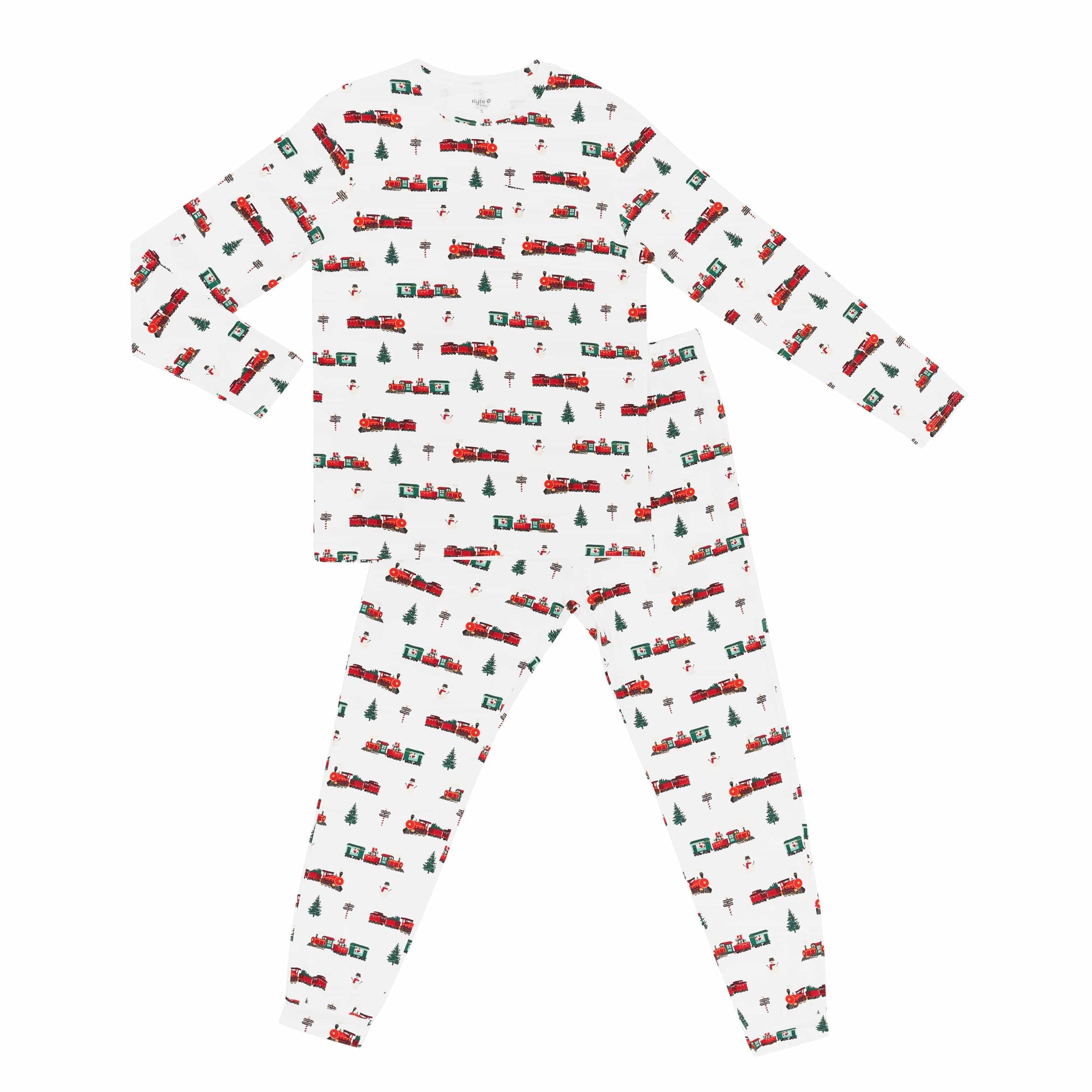 Kyte Baby Men's Jogger Set Men's Jogger Set in Holiday Train