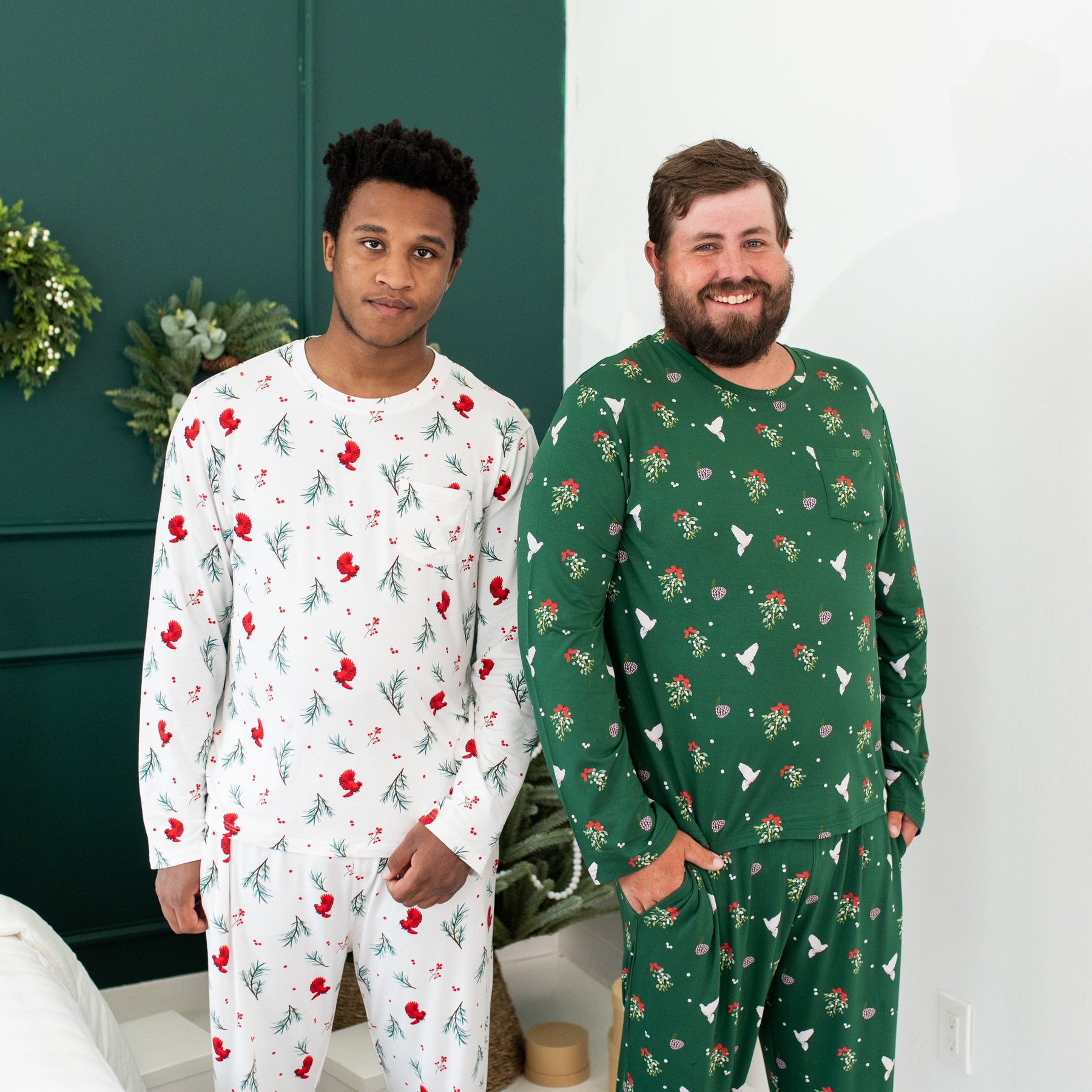 Kyte BABY Men's Jogger Set Men's Jogger Set in Mistletoe