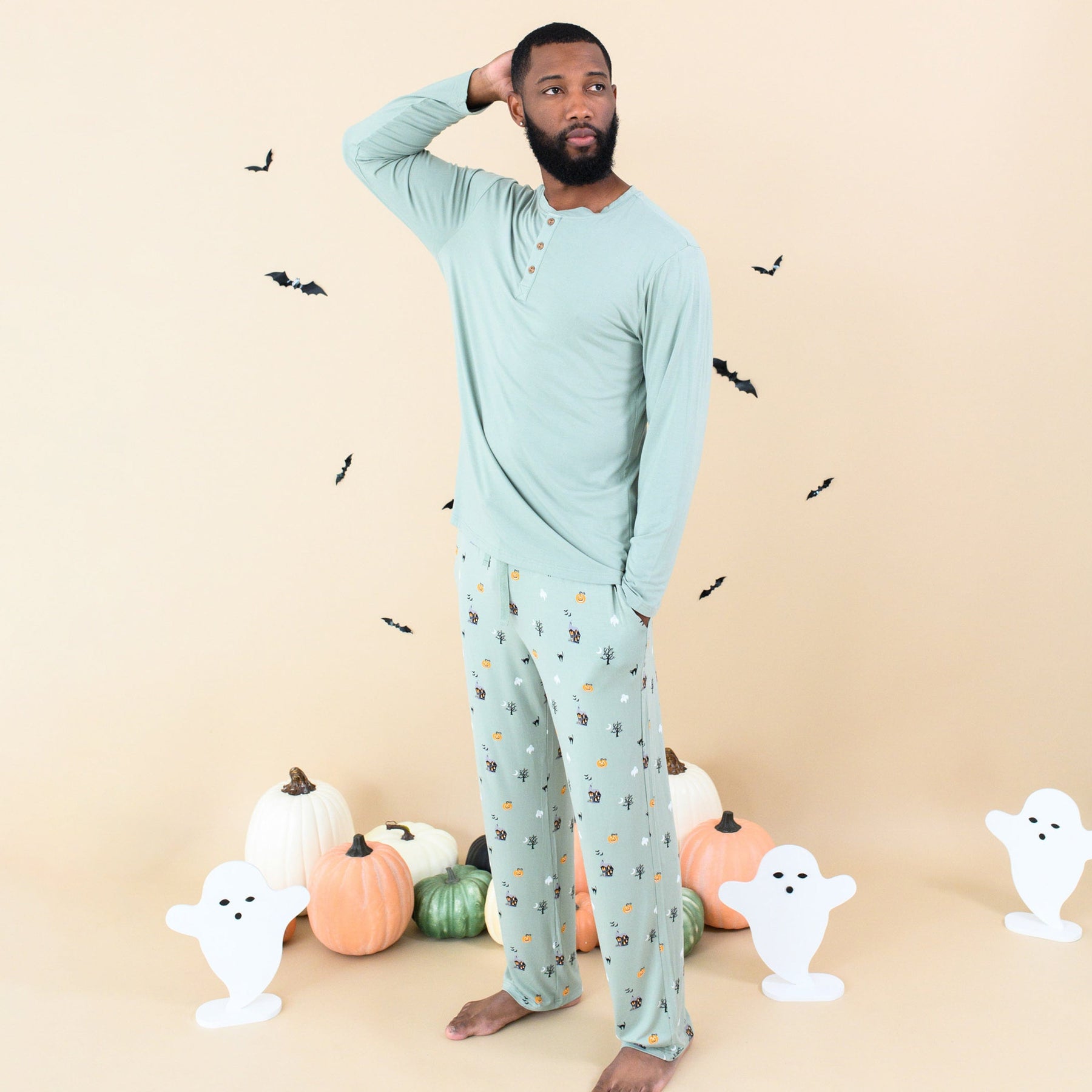 Kyte Baby Men's Lounge Pants Men's Lounge Pants in Spooky