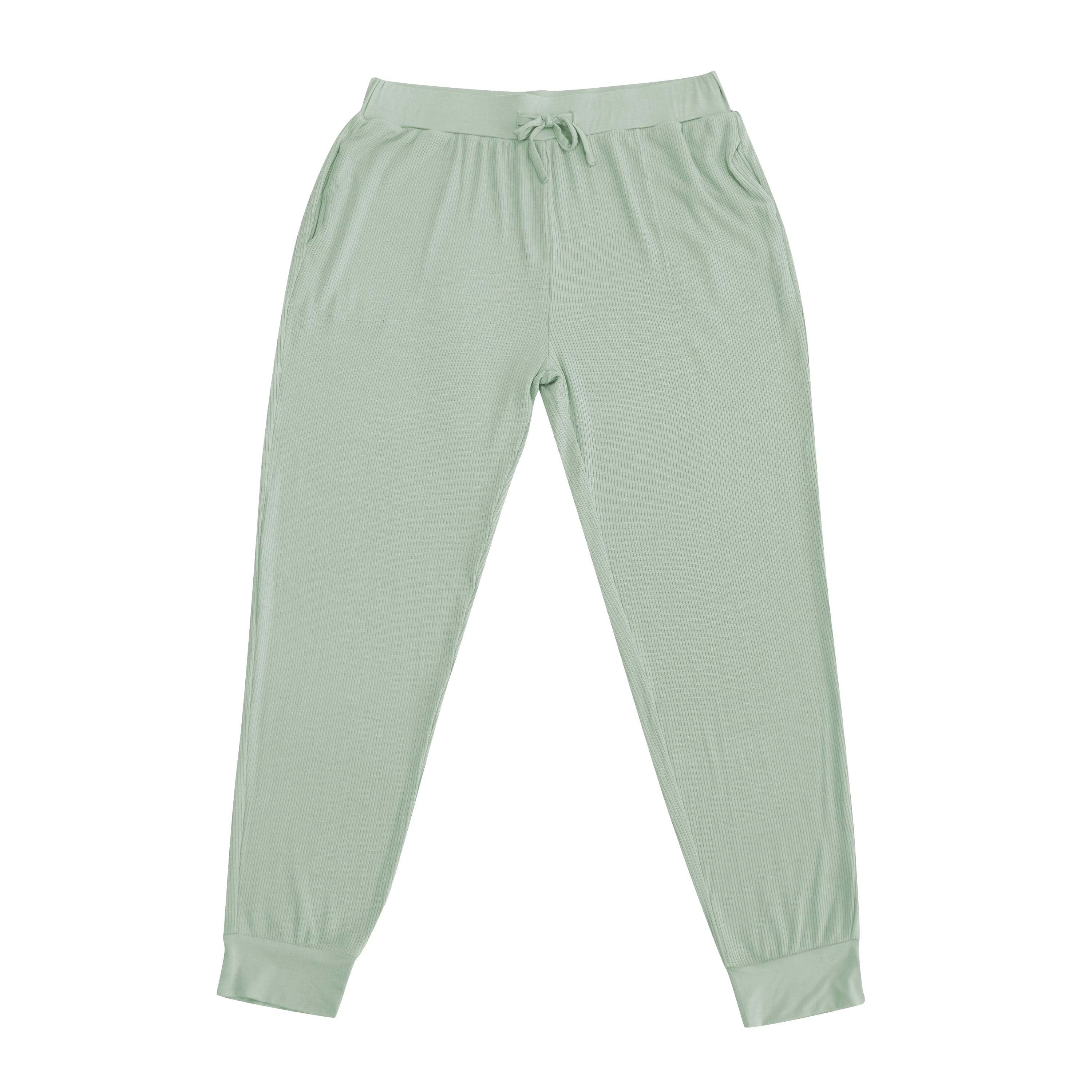 Kyte Baby Men's Ribbed Jogger Pant in Thyme