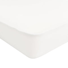Corner of Kyte Baby Mini Crib Sheet in Cloud