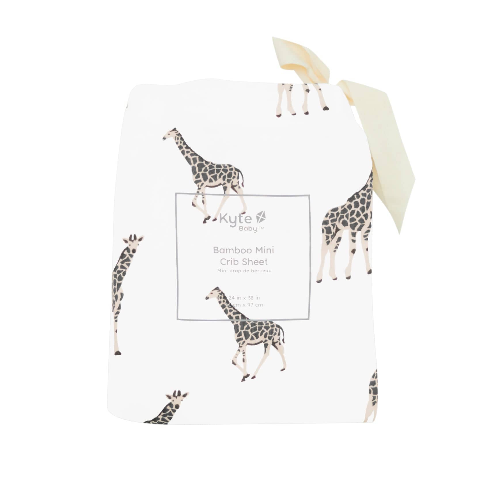 Kyte Baby Mini Crib Sheet Giraffe / Mini Crib Sheet Mini Crib Sheet in Giraffe