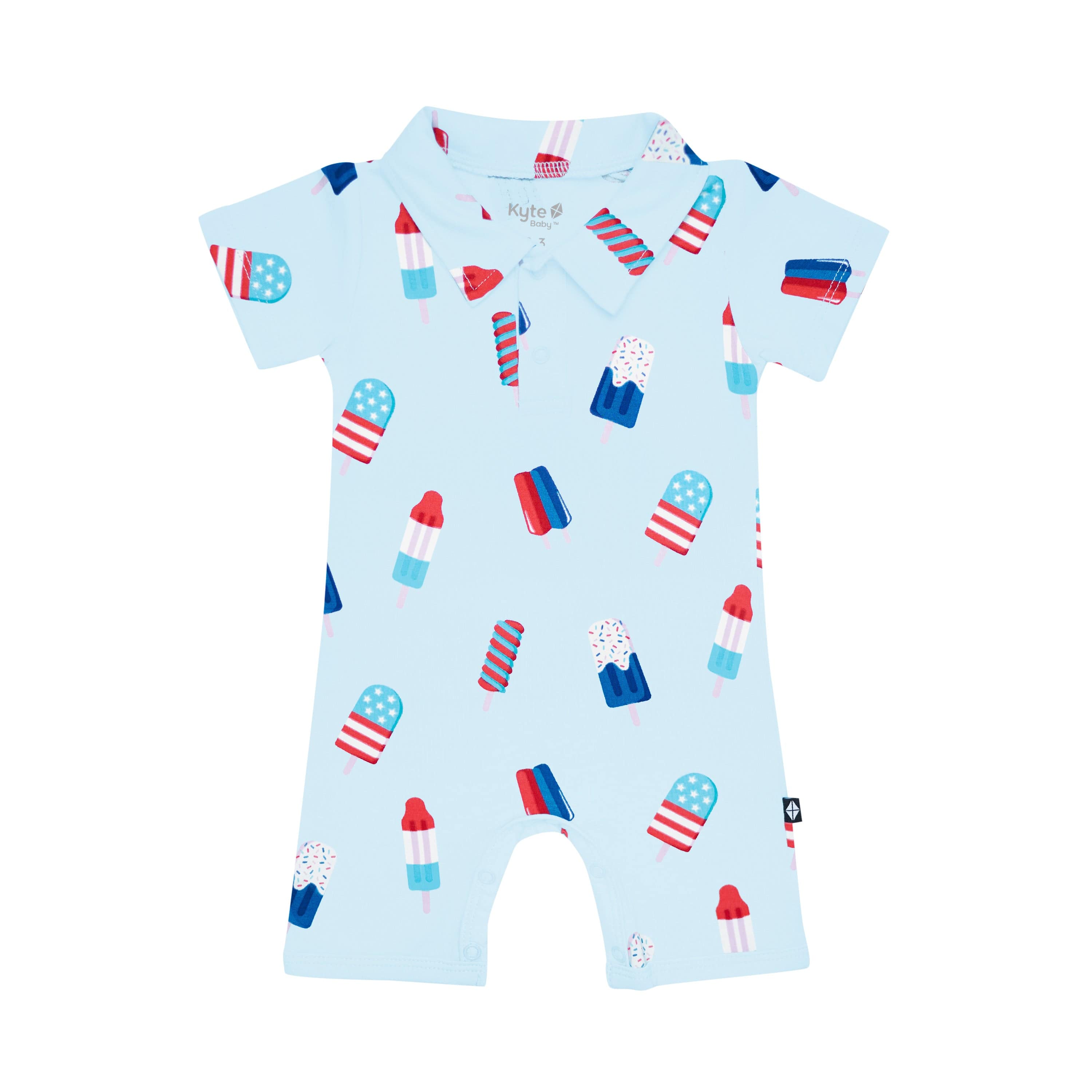 Kyte Baby Polo Short All Polo Shortall in Popsicle