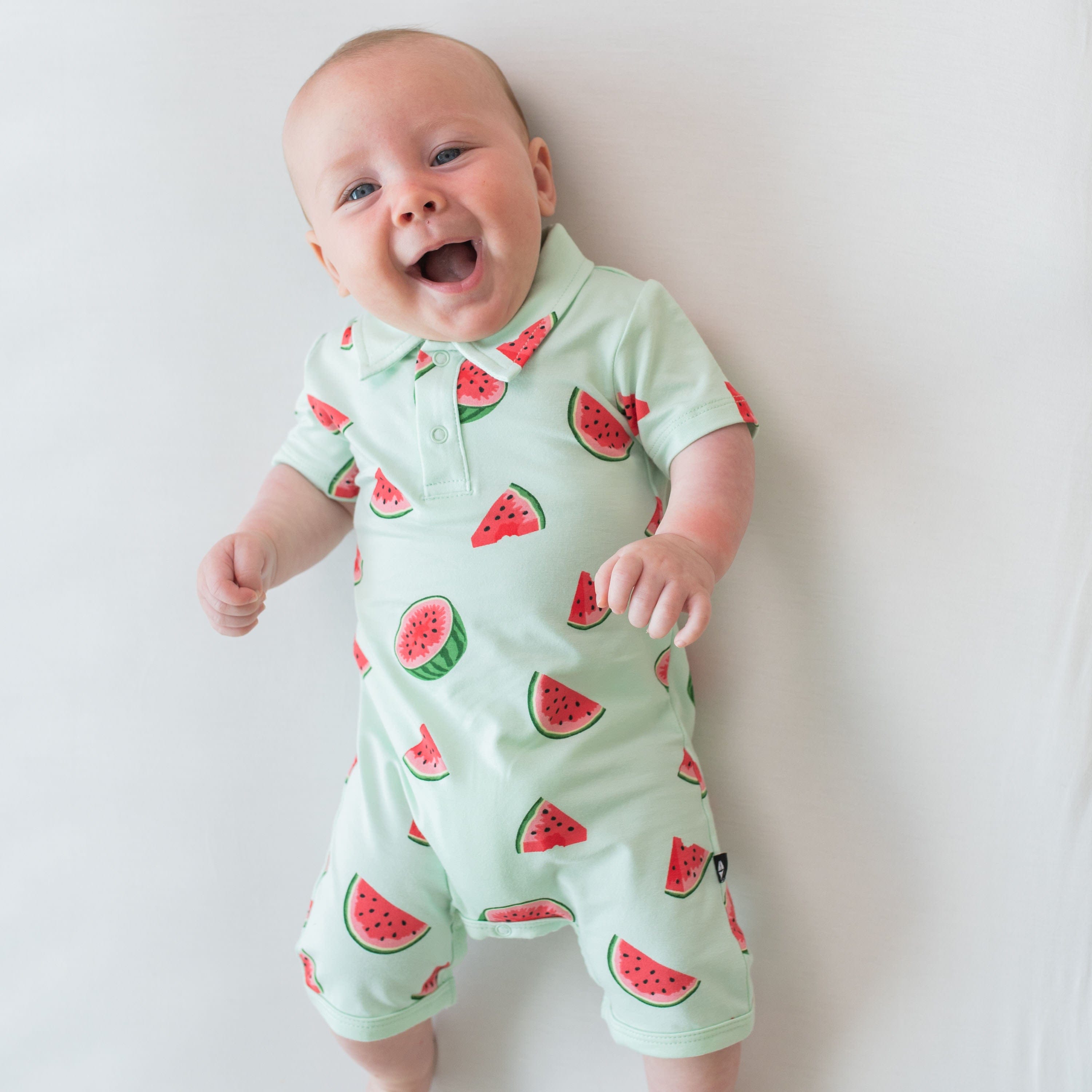 Kyte Baby Polo Short All Polo Shortall in Watermelon
